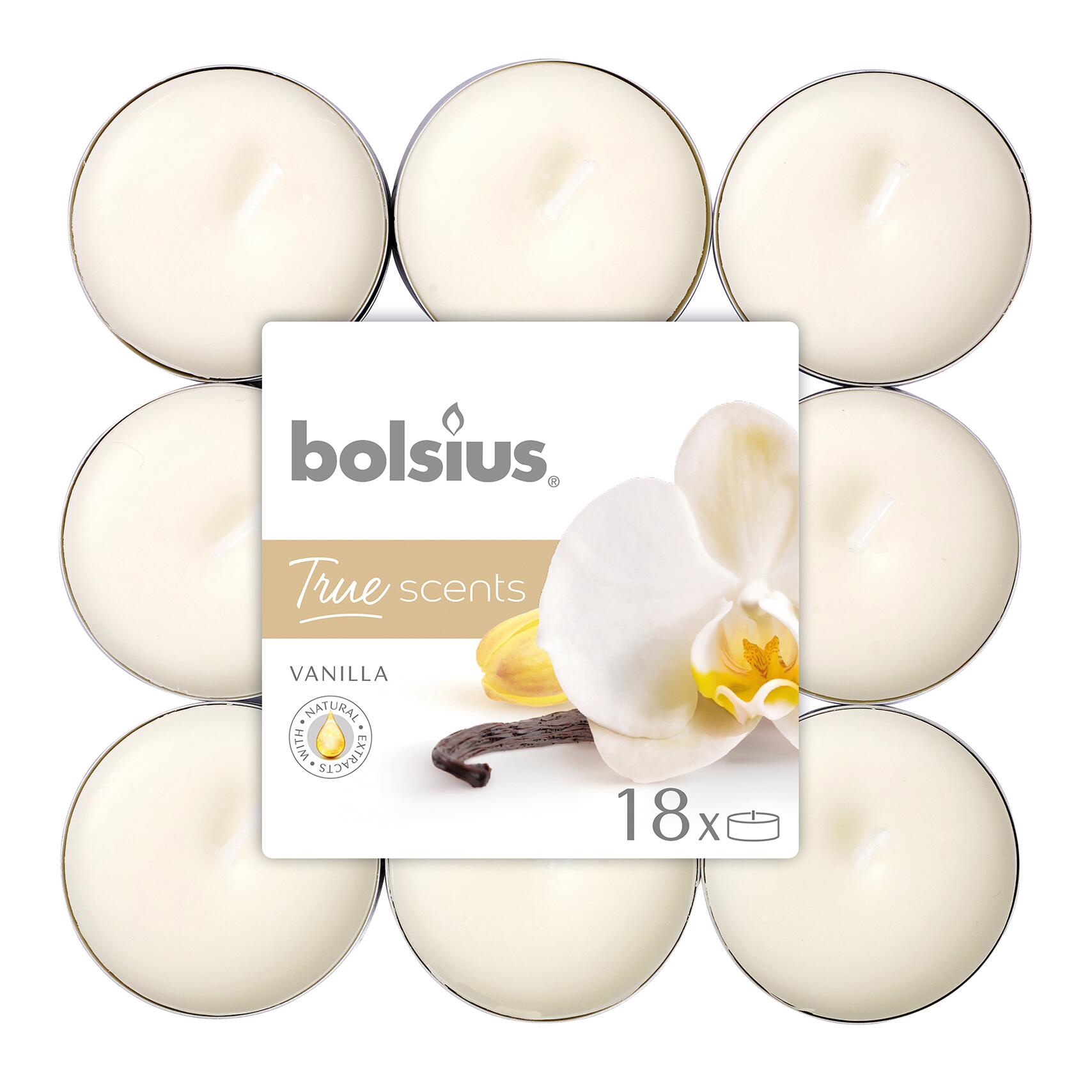 Tealight BOLSIUS  avorio, essenza vaniglia H 11.5 cm, 18 pezzi - 2