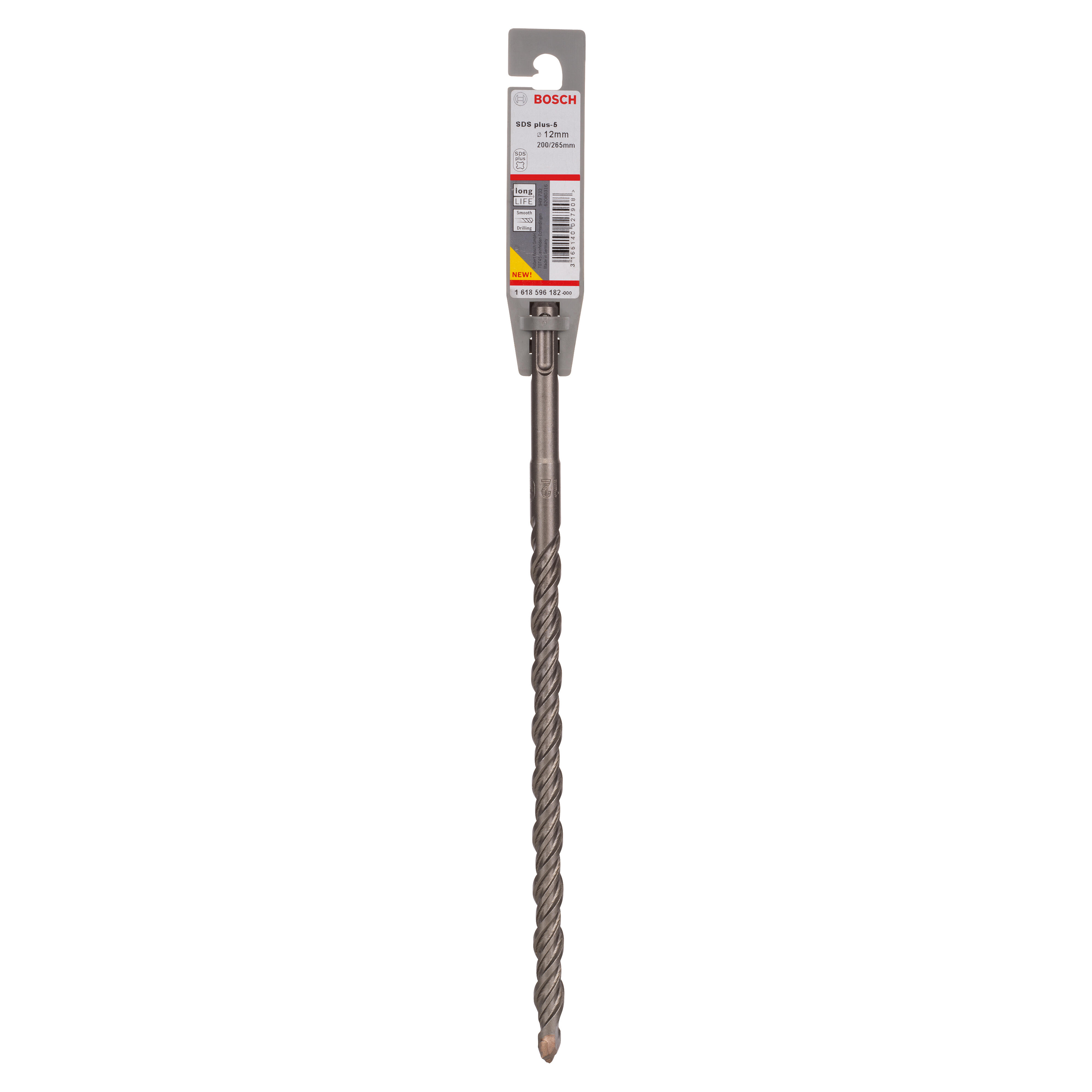 Wiertło do betonu 2-ostrzowe SDS-Plus 12x265 mm Bosch - 5