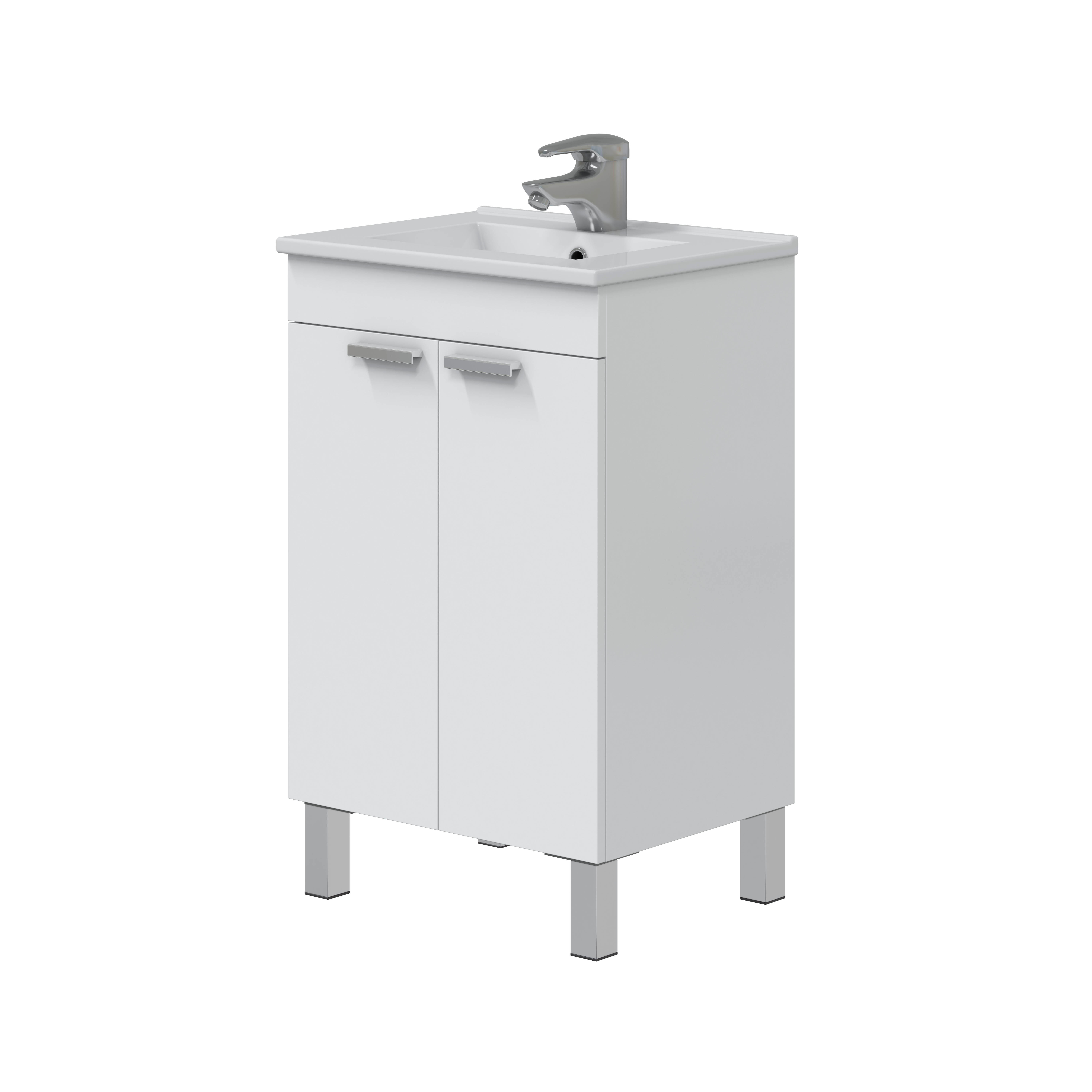 MUEBLE DE BAÑO NEXA BLANCO 50X39CM 2 PUERTAS - 2