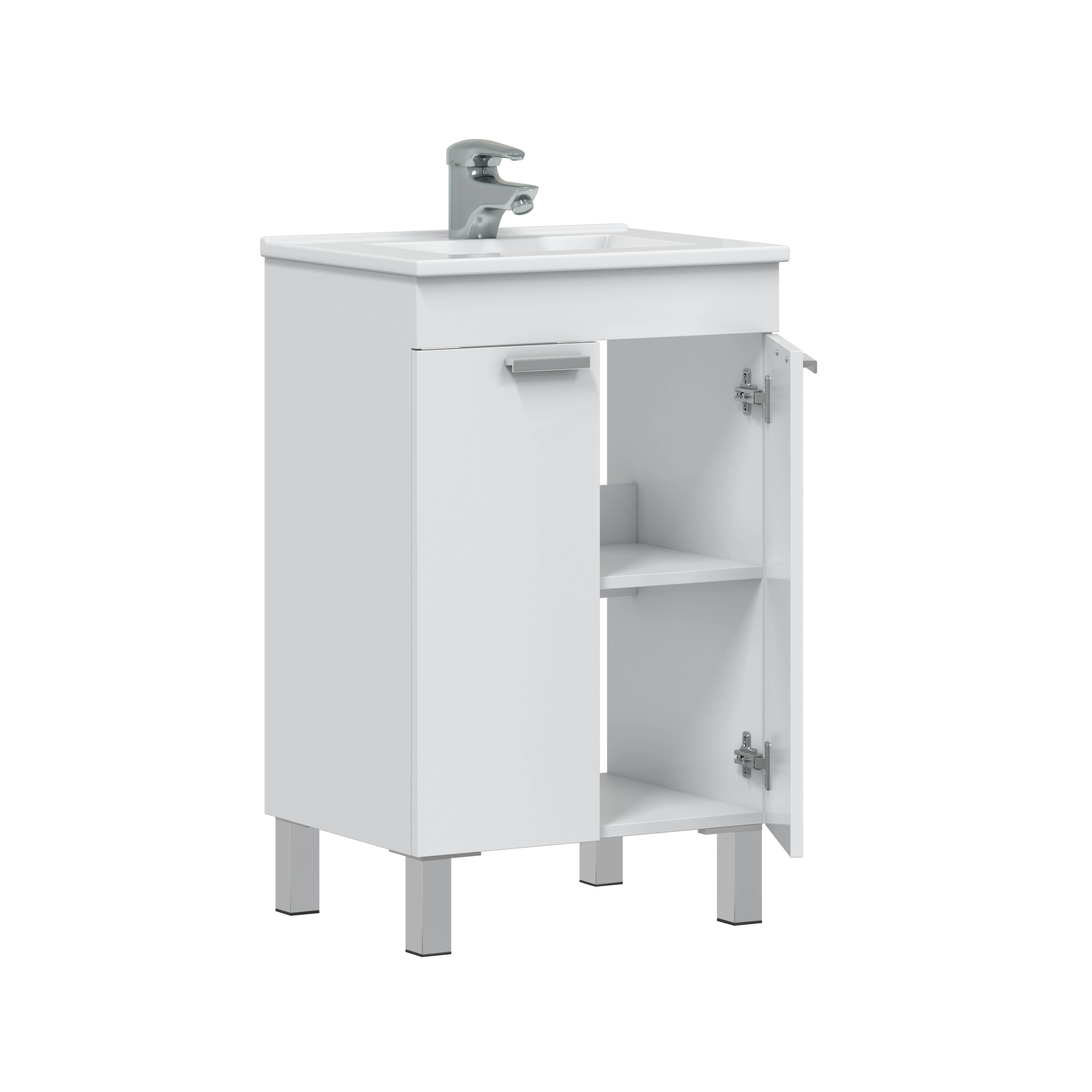 MUEBLE DE BAÑO NEXA BLANCO 50X39CM 2 PUERTAS - 3