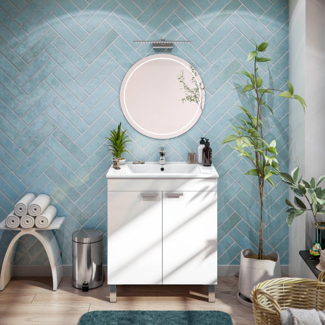 MUEBLE DE BAÑO NEXA BLANCO 70X45CM 2 PUERTAS