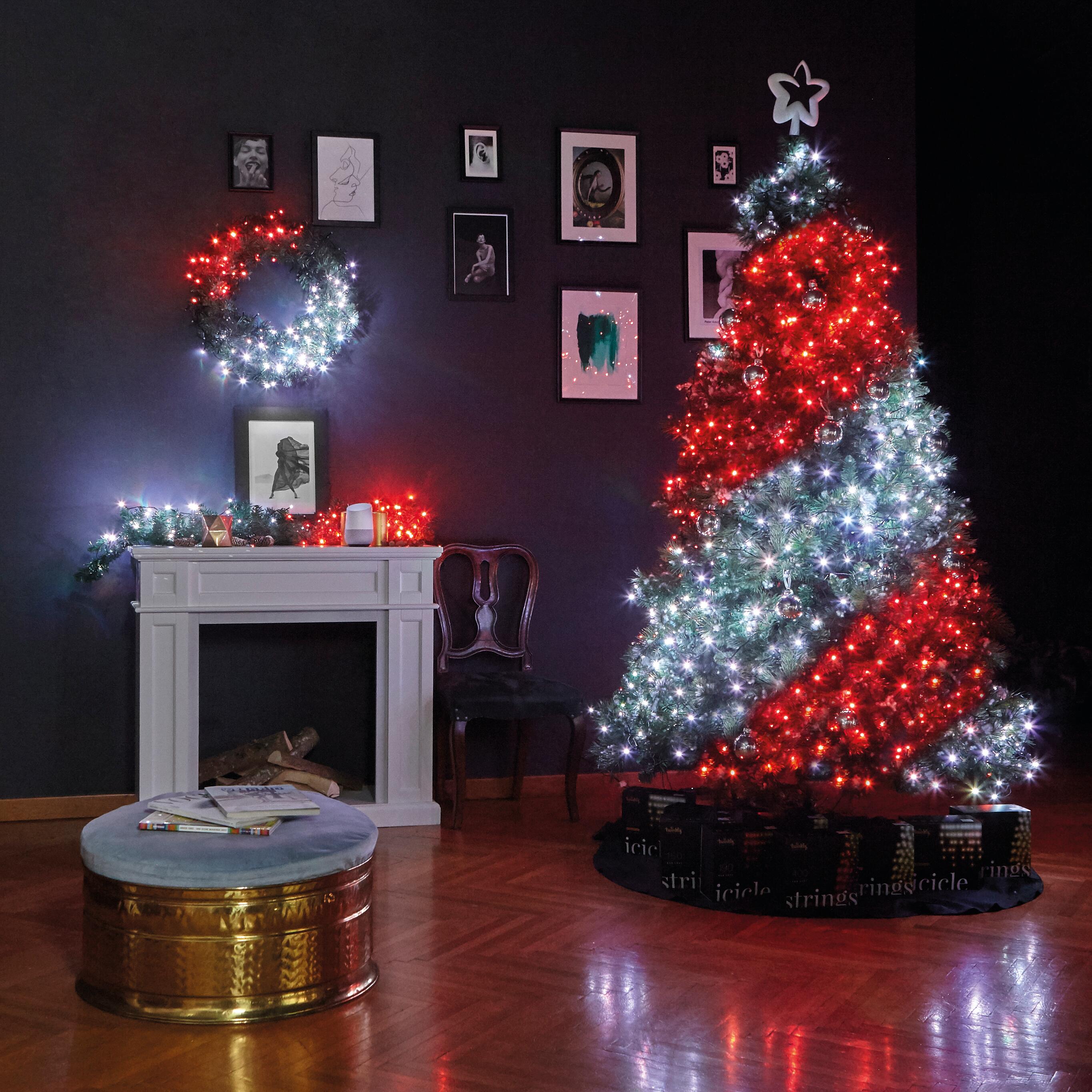 Catena luminosa per albero di Natale 250 luci LED multicolore TWINKLY 20 m programmabile - 10