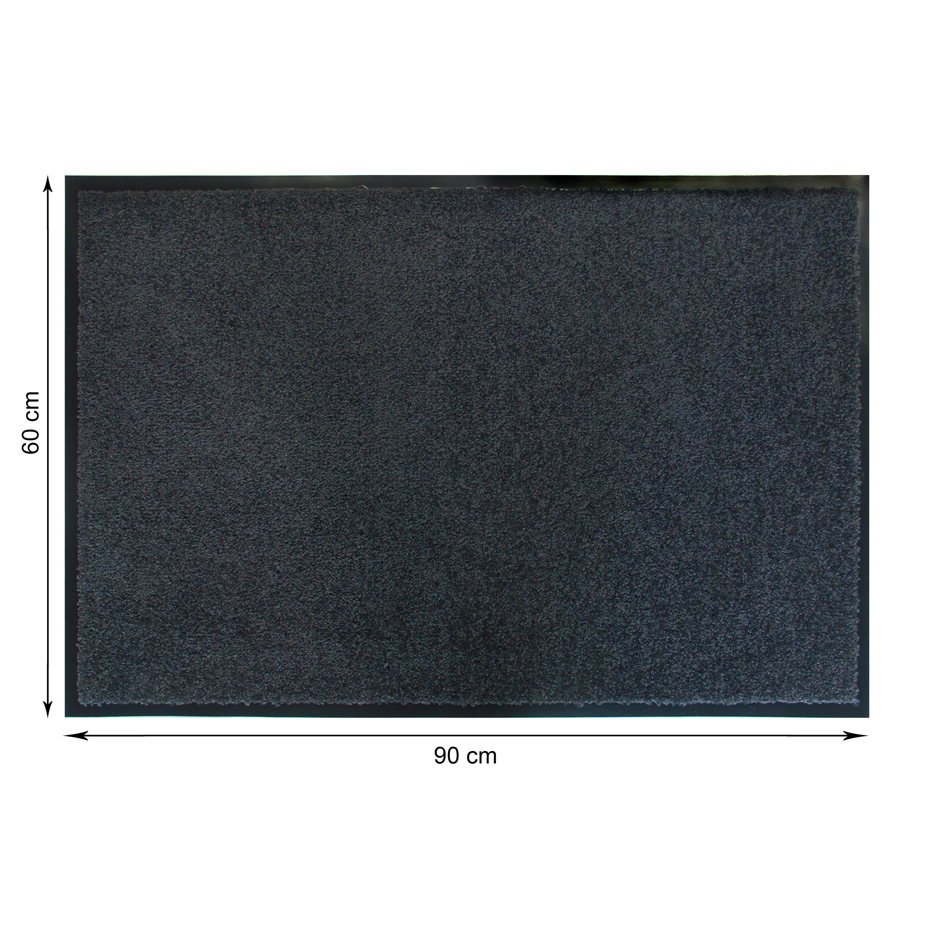 Tapis antipoussière gris l.60 cm x L.90 cm, Constant - 3