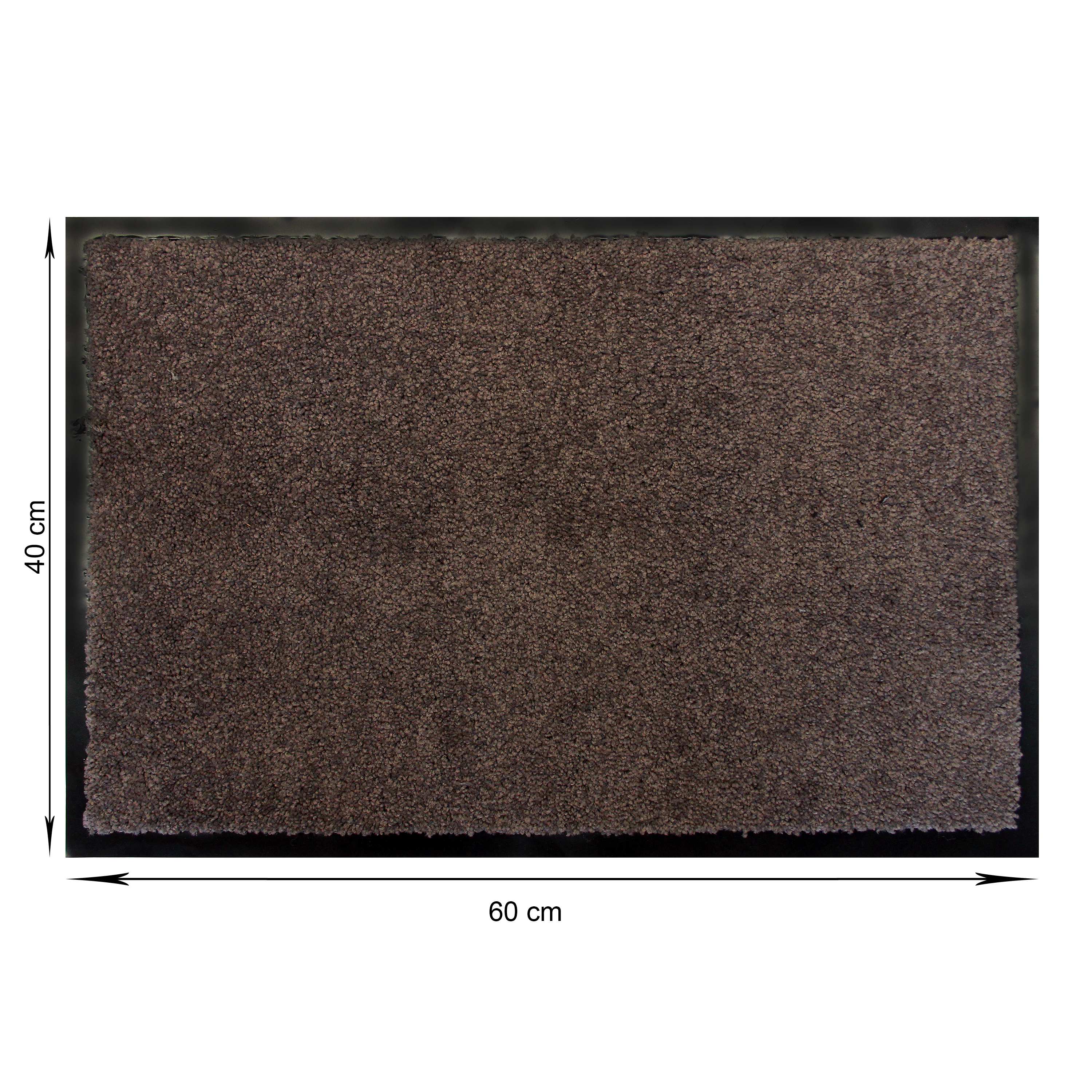 Tapis antipoussière marron l.40 cm x L.60 cm, Constant - 3