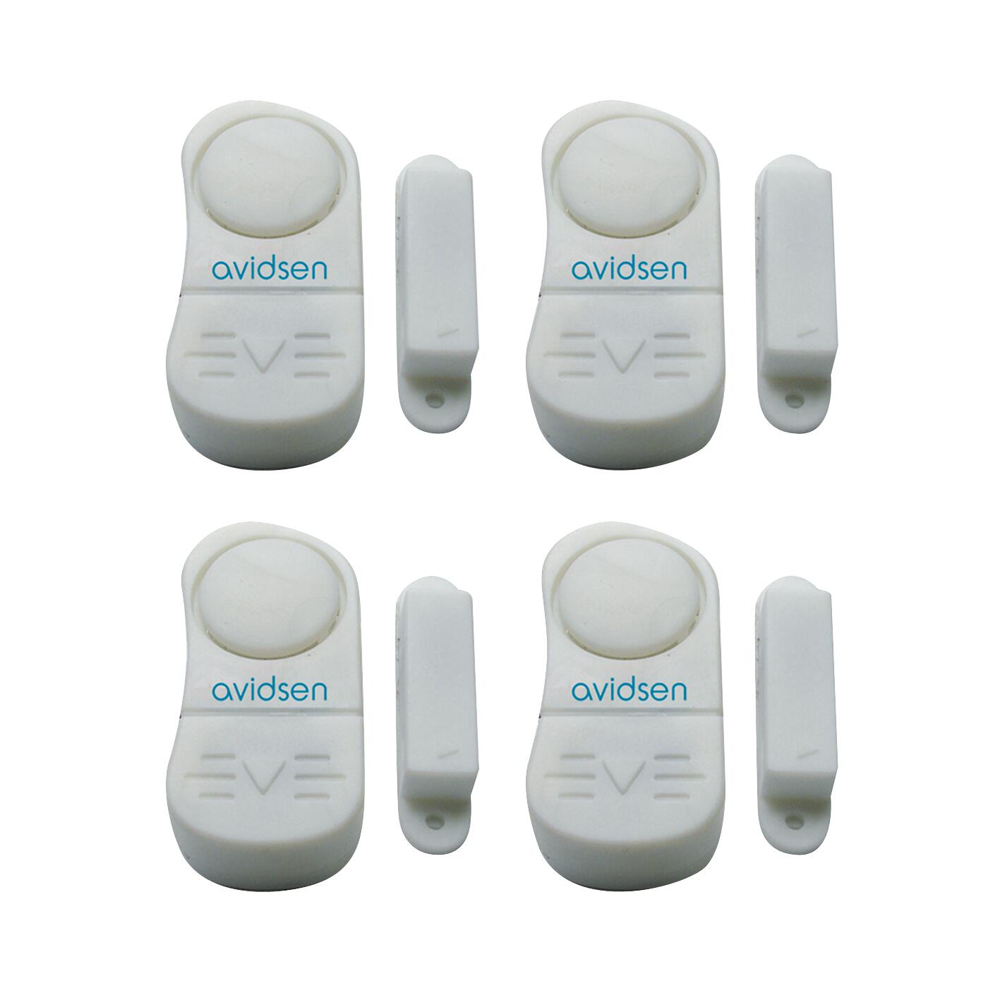 Set di 4 sensori di movimento per porta e finestra  AVIDSEN 1100324  bianco - 2