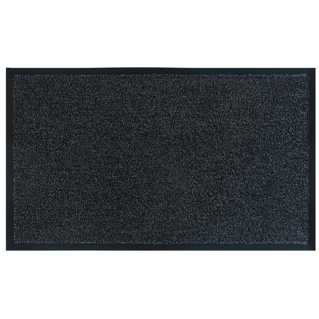 Tapis antipoussière gris l.45 cm x L.75 cm, Gabriel