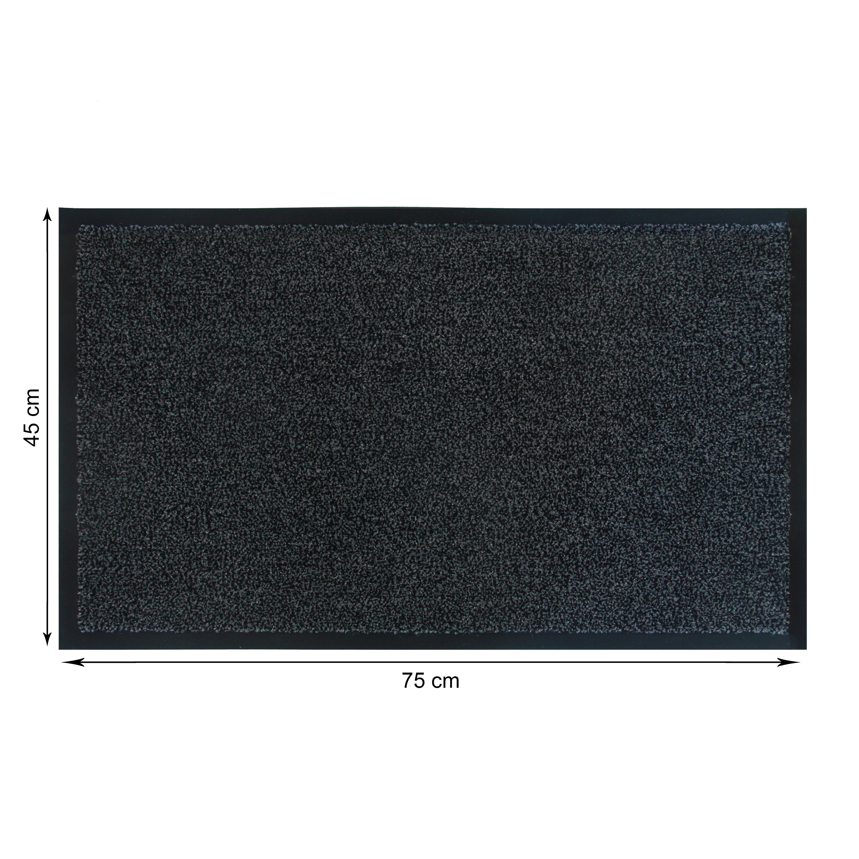 Zerbino Gabriel in pvc grigio rettangolare, L 75 x L 45 cm - 7