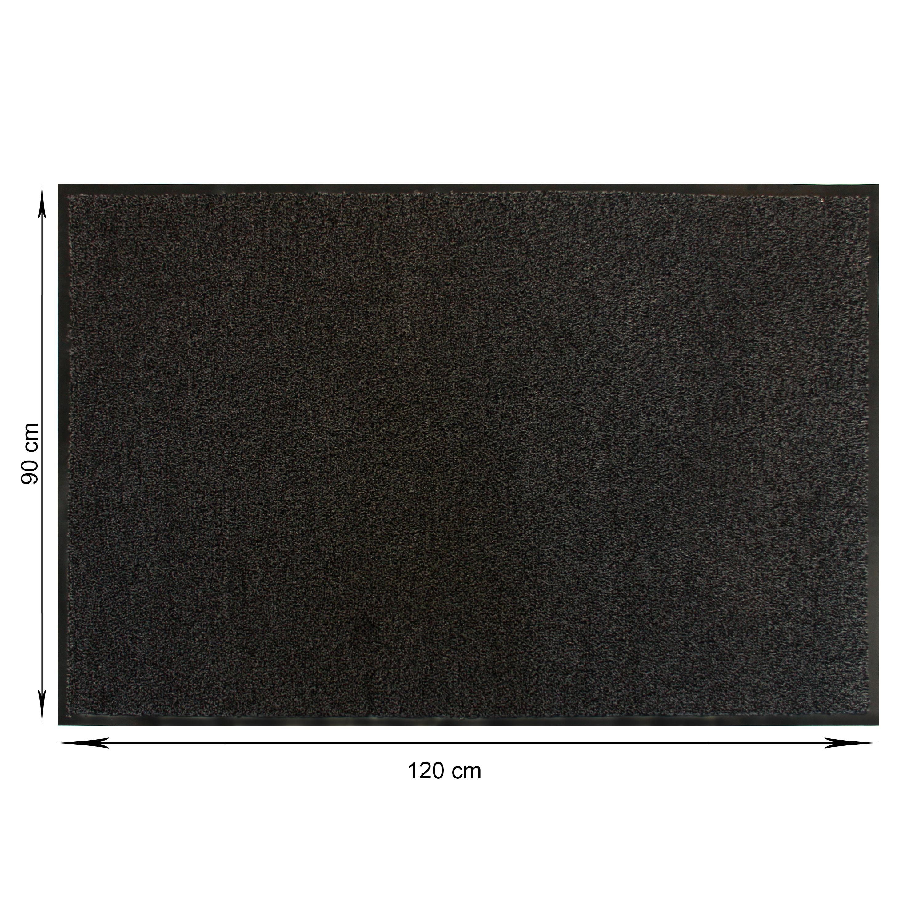 Tapete de entrada INSPIRE GABRIEL 90X120CM CINZENTO - 6