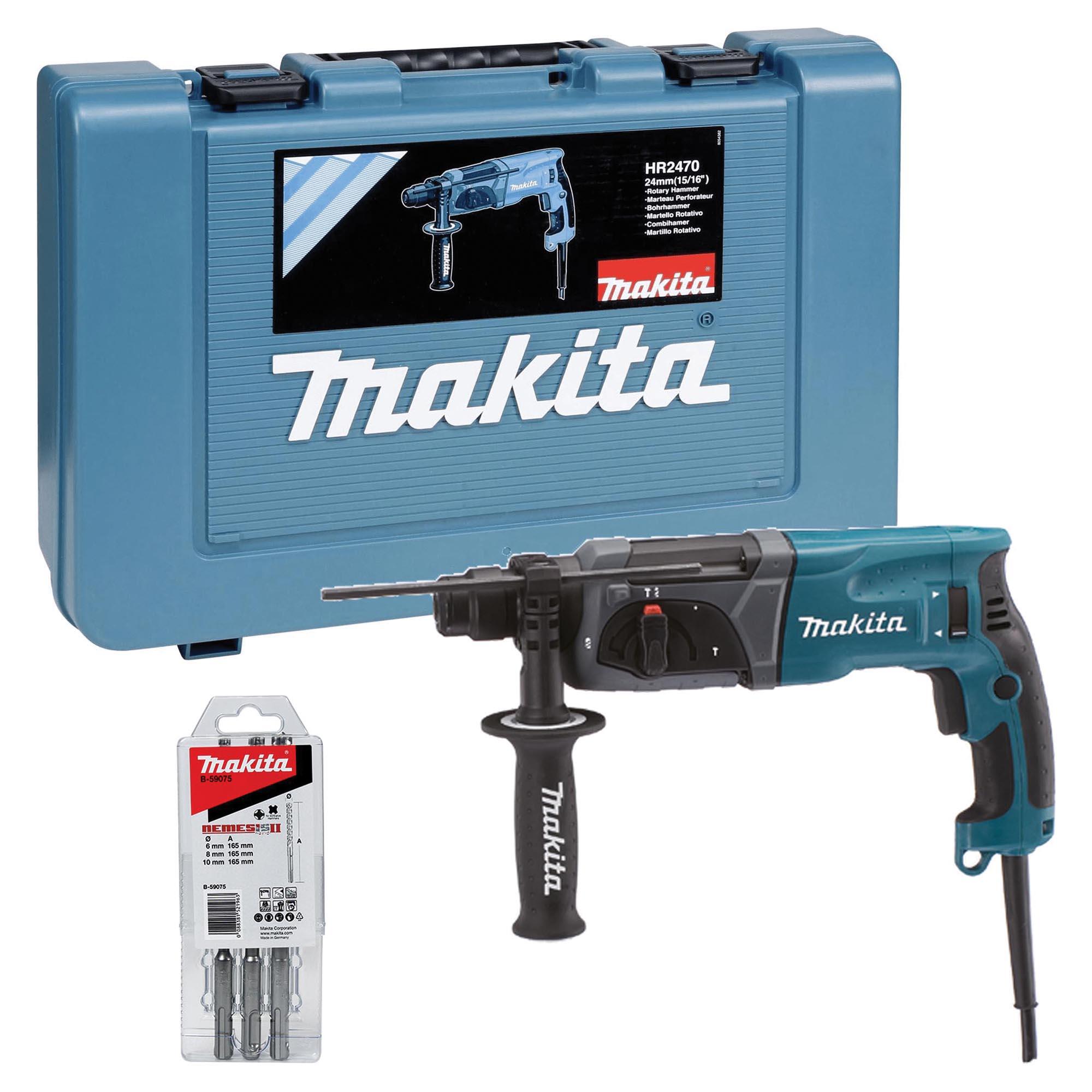 Młotowiertarka 2,4J HR2470 Makita - 3