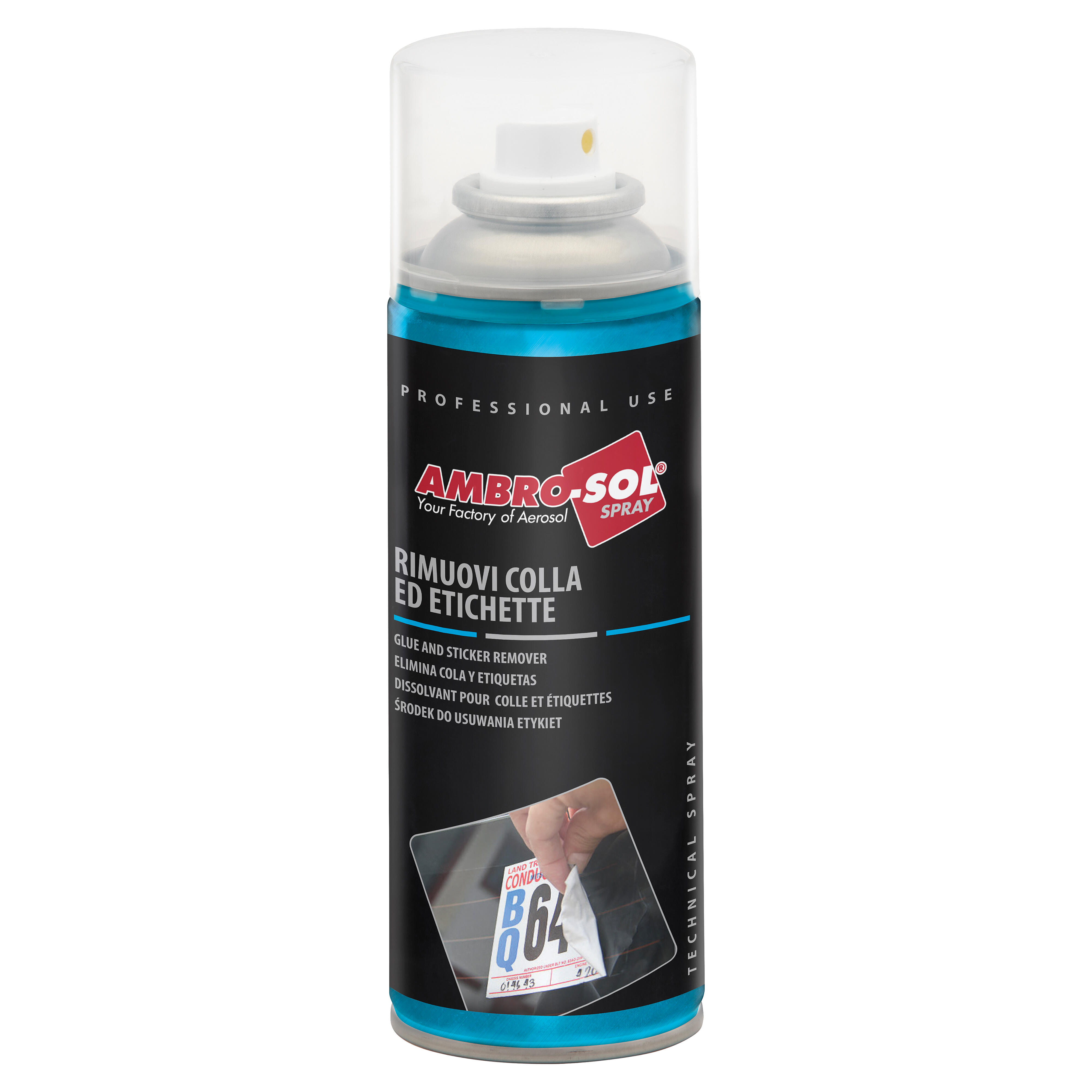 Środek do usuwania etykiet i naklejek w sprayu Ambro-Sol 200 ml - 2