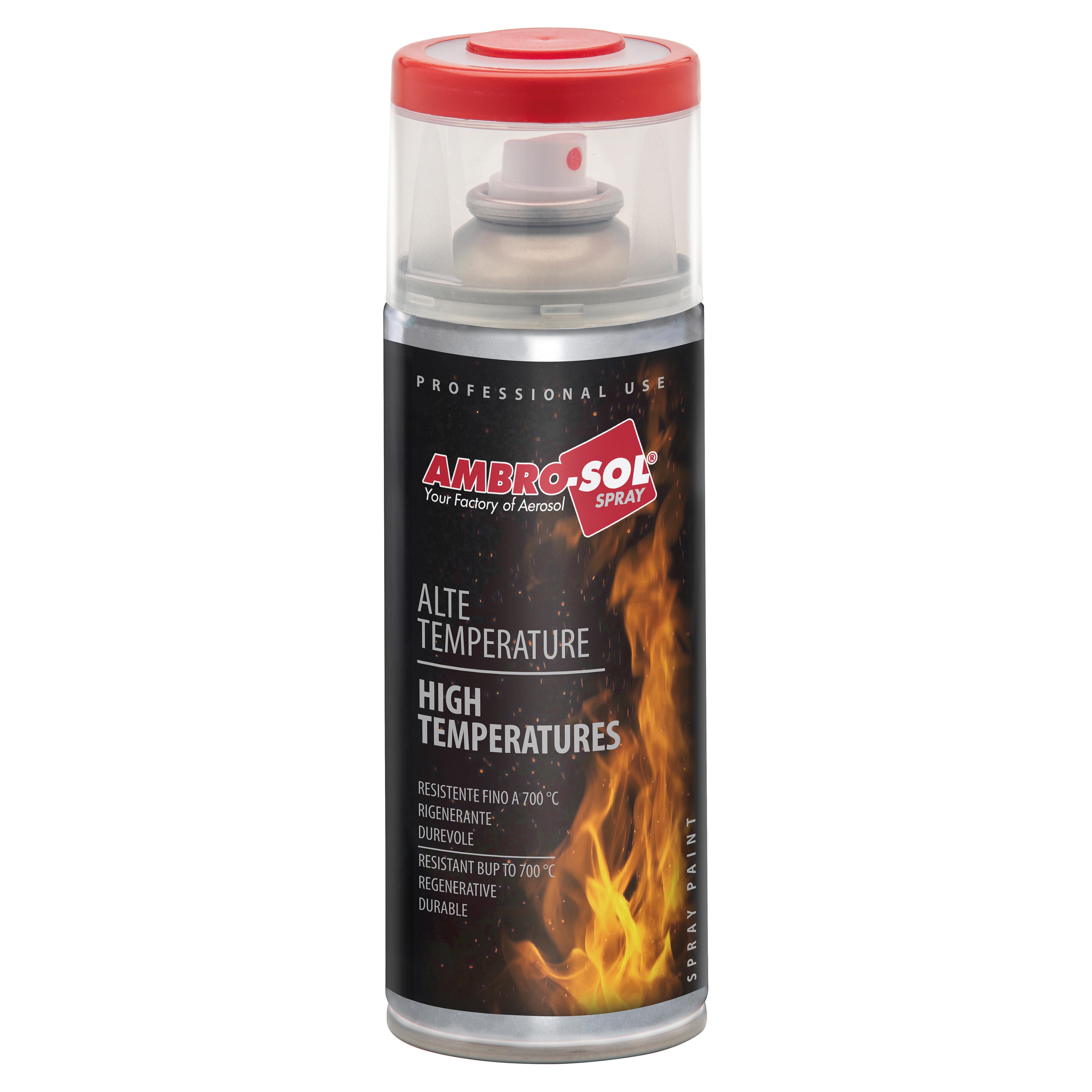 Spray żaroodporny Ambro-Sol High Temperatures szary antracyt 400ml - 3