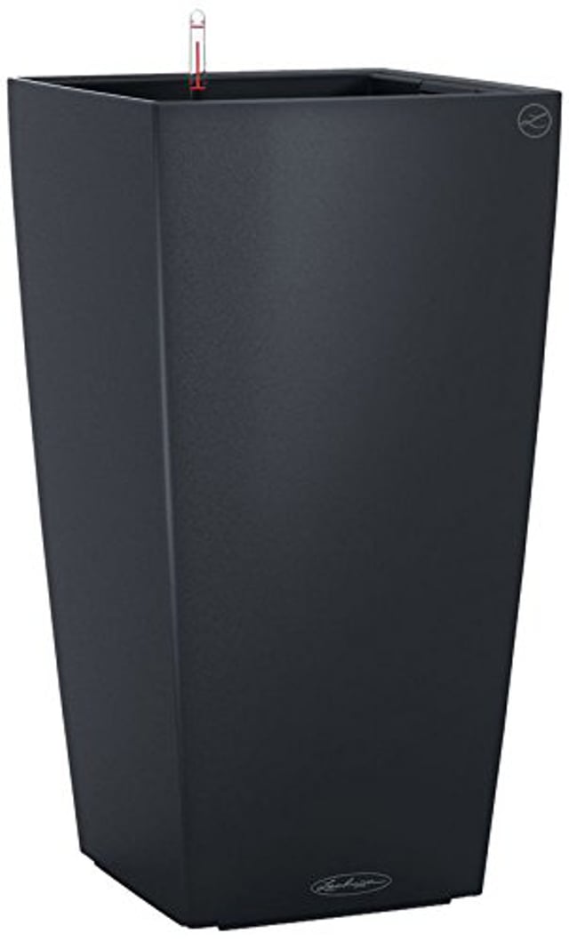 Vaso per piante e fiori Cubico LECHUZA in polipropilene grigio H 75 cm L 40 x P 40 cm