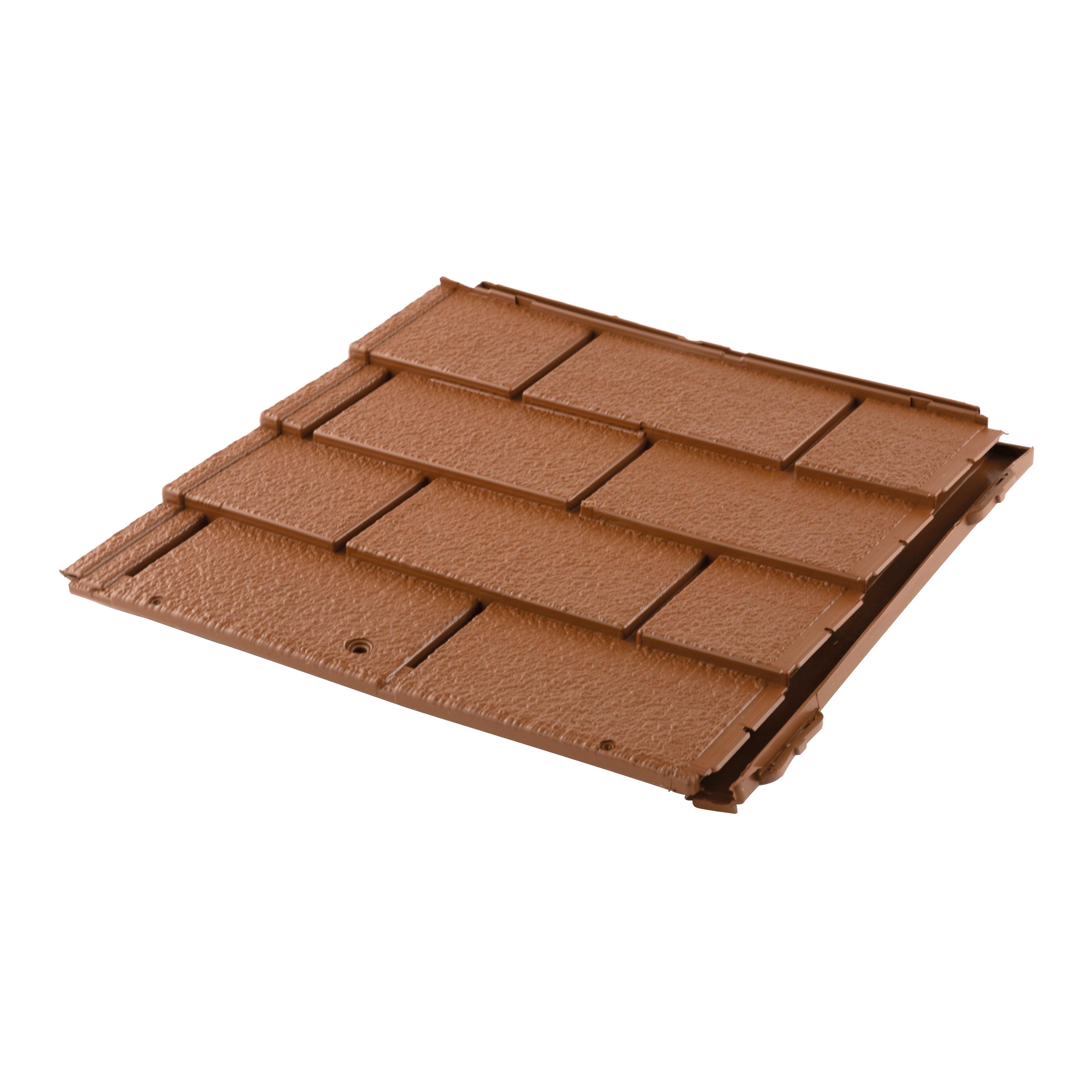 Copertura Per Cavi Esterna Da 40 Cm - Canaline In PVC Marrone, Con Tappo E Coperture, Protezione Da Morsi Animali, Gestione Cavi Da Esterno