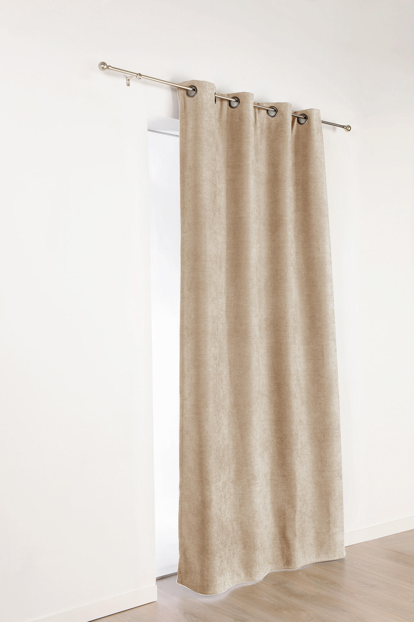 Voilage occultant thermique, Alaska, beige H.350 x l.140 cm - 2