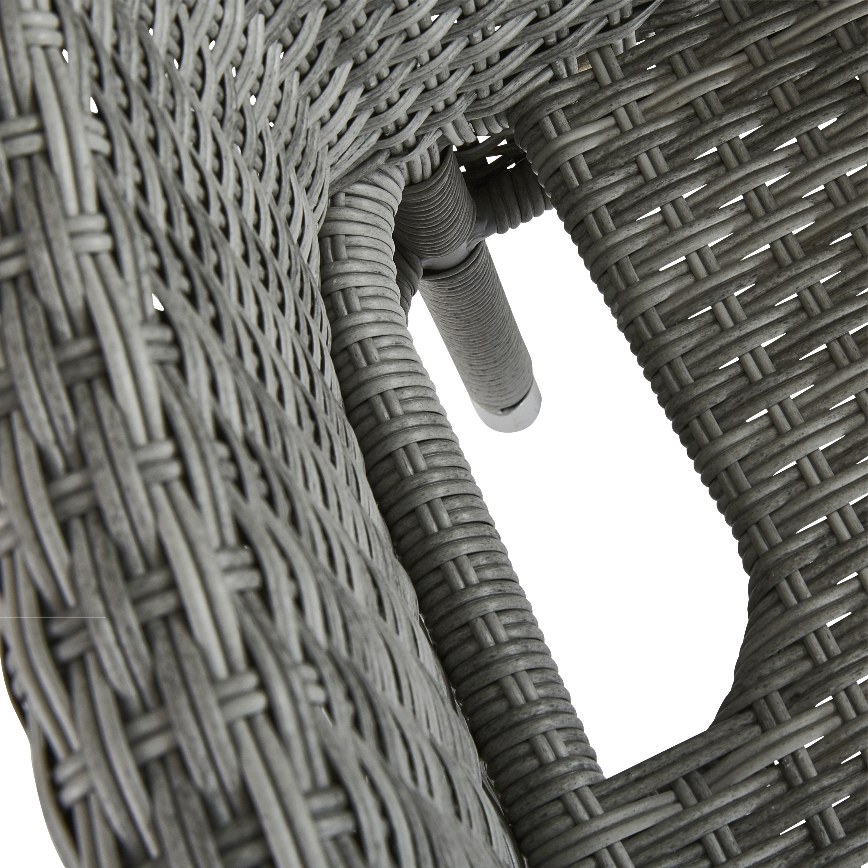 Cadeira de rattan cinza escuro Naterial Davos - 25