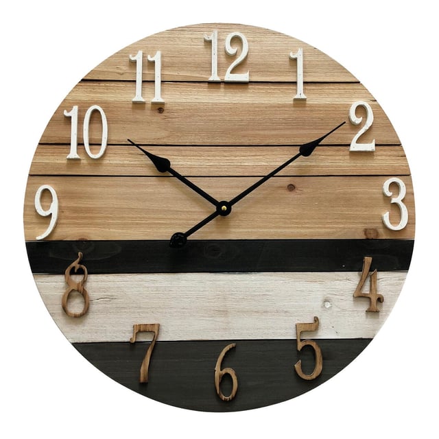 Orologio Auriga in mdf, multicolore Ø 60 cm