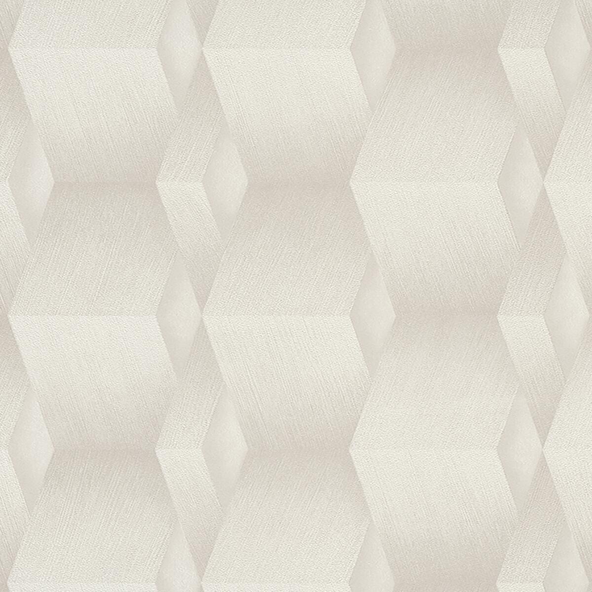 Carta da parati Losanga 3D grigio argento, 53 cm x 10.0 m - 2