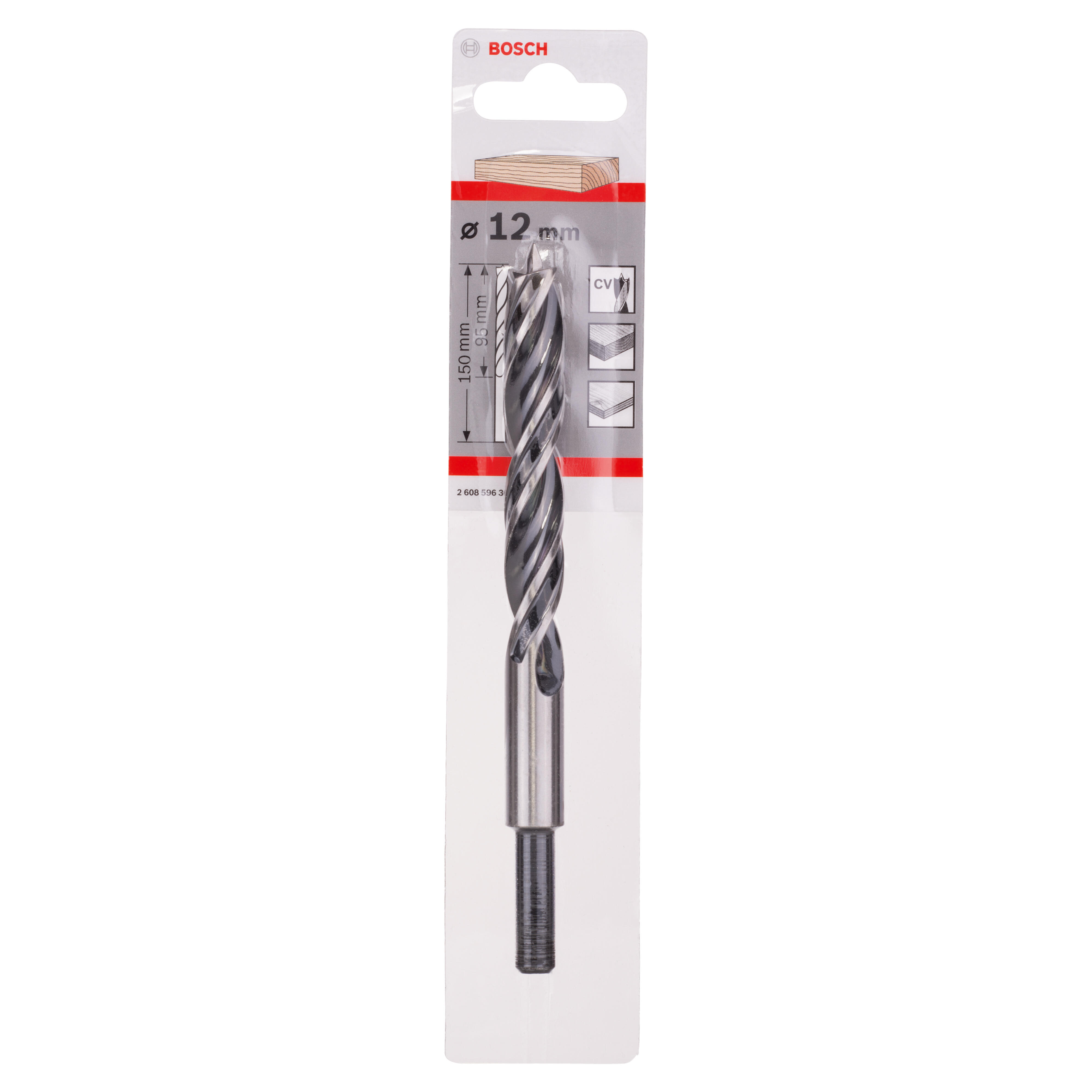Wiertło do drewna spiralne 12x151 mm Bosch - 4