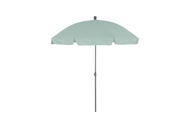 Parasol  hexagonal de acero Naterial Verde Brigrey 177 cm 