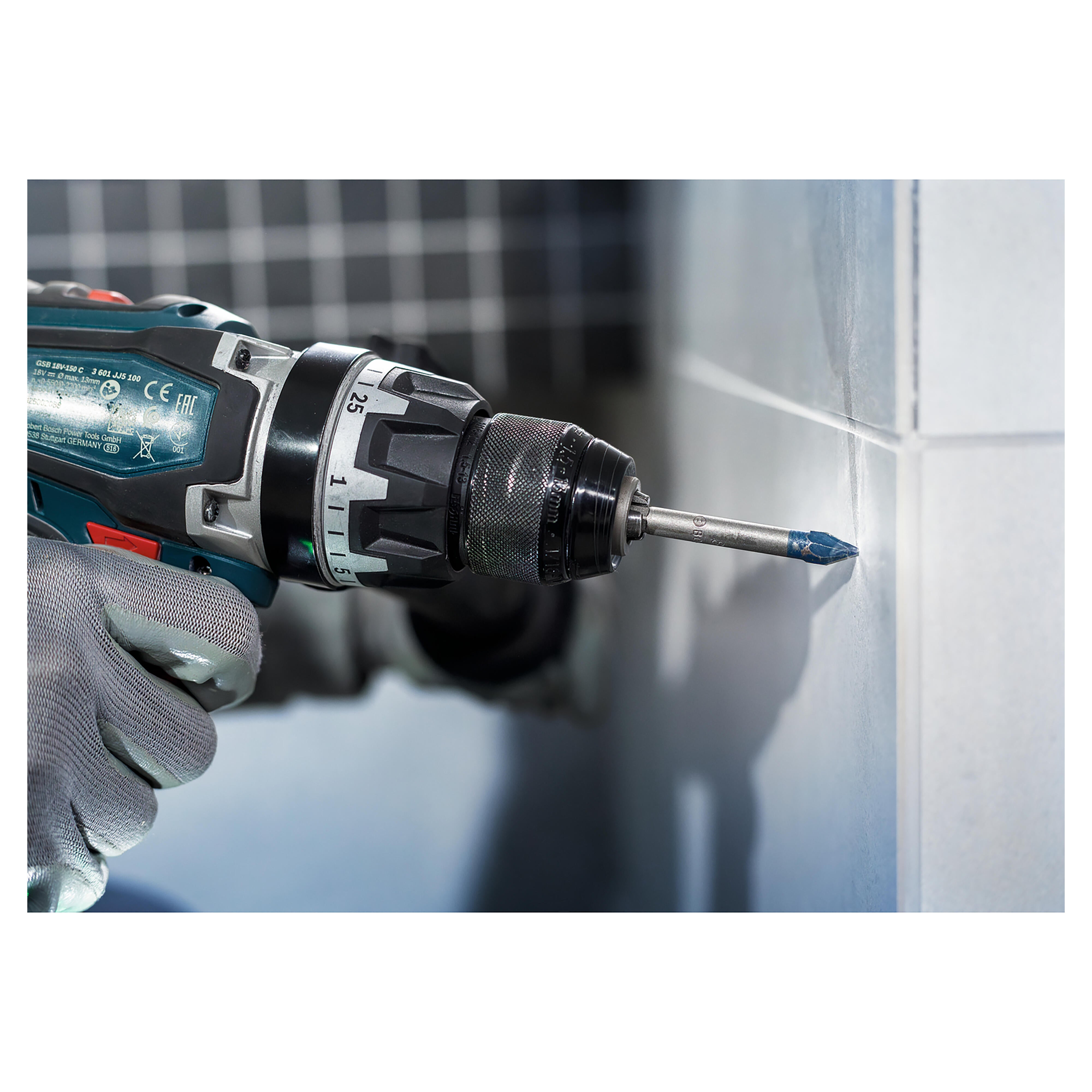 Wiertło do gresu i kamienia EXPERT HEX-9 HARDCERAMIC 8x90 mm Bosch - 3