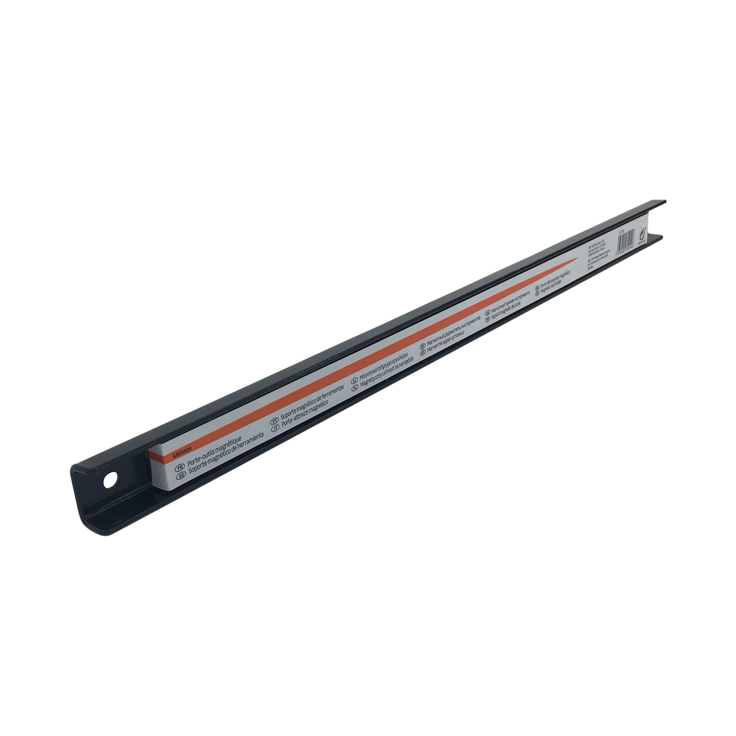Barre magnétique murale en acier noir, L.46 cm - 2