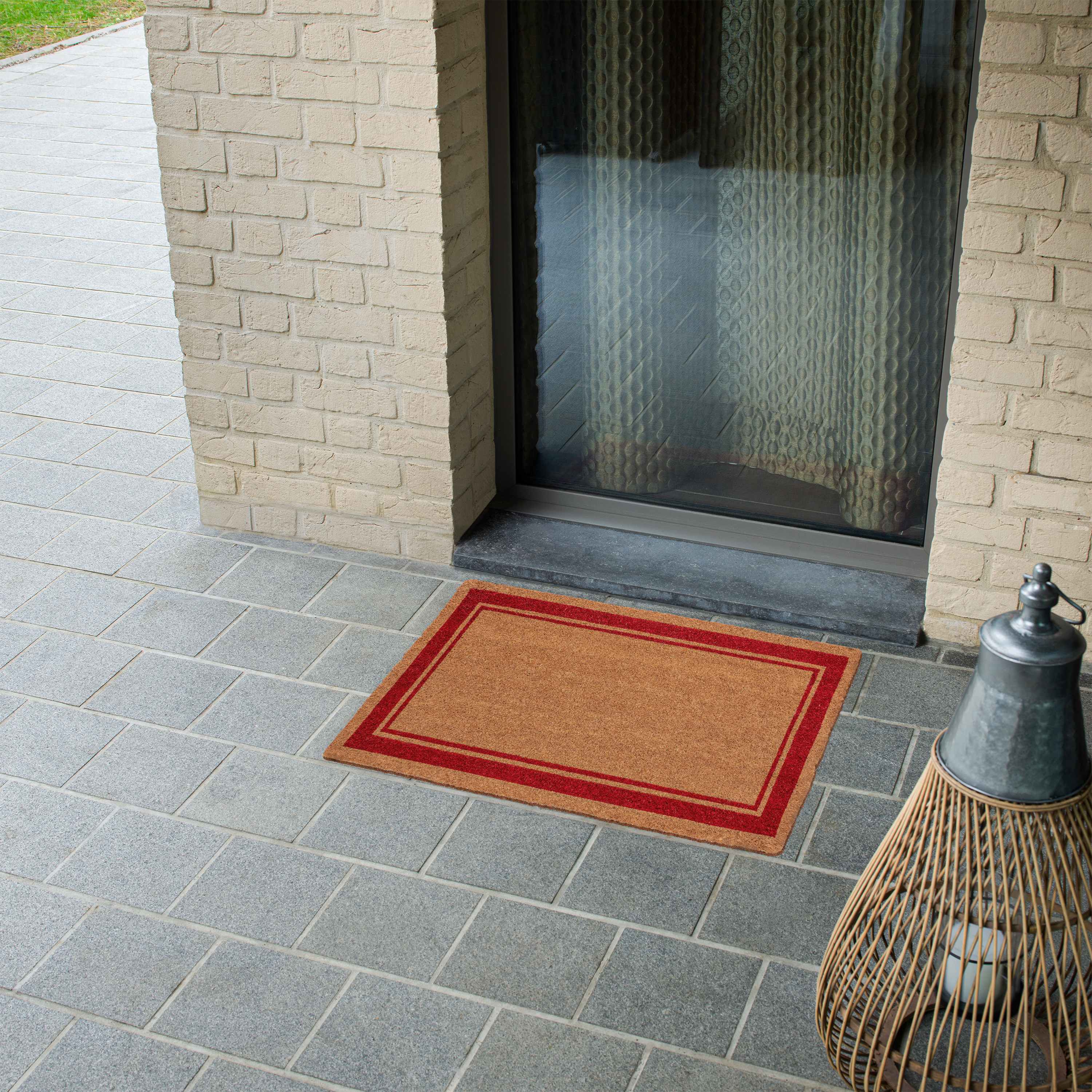 Zerbino In Flanella 45x75 Cm - Antiscivolo Assorbente - Ideale Per Interni Ed Esterni - Tappeto Benvenuto Per Casa, Ingresso, Cucina