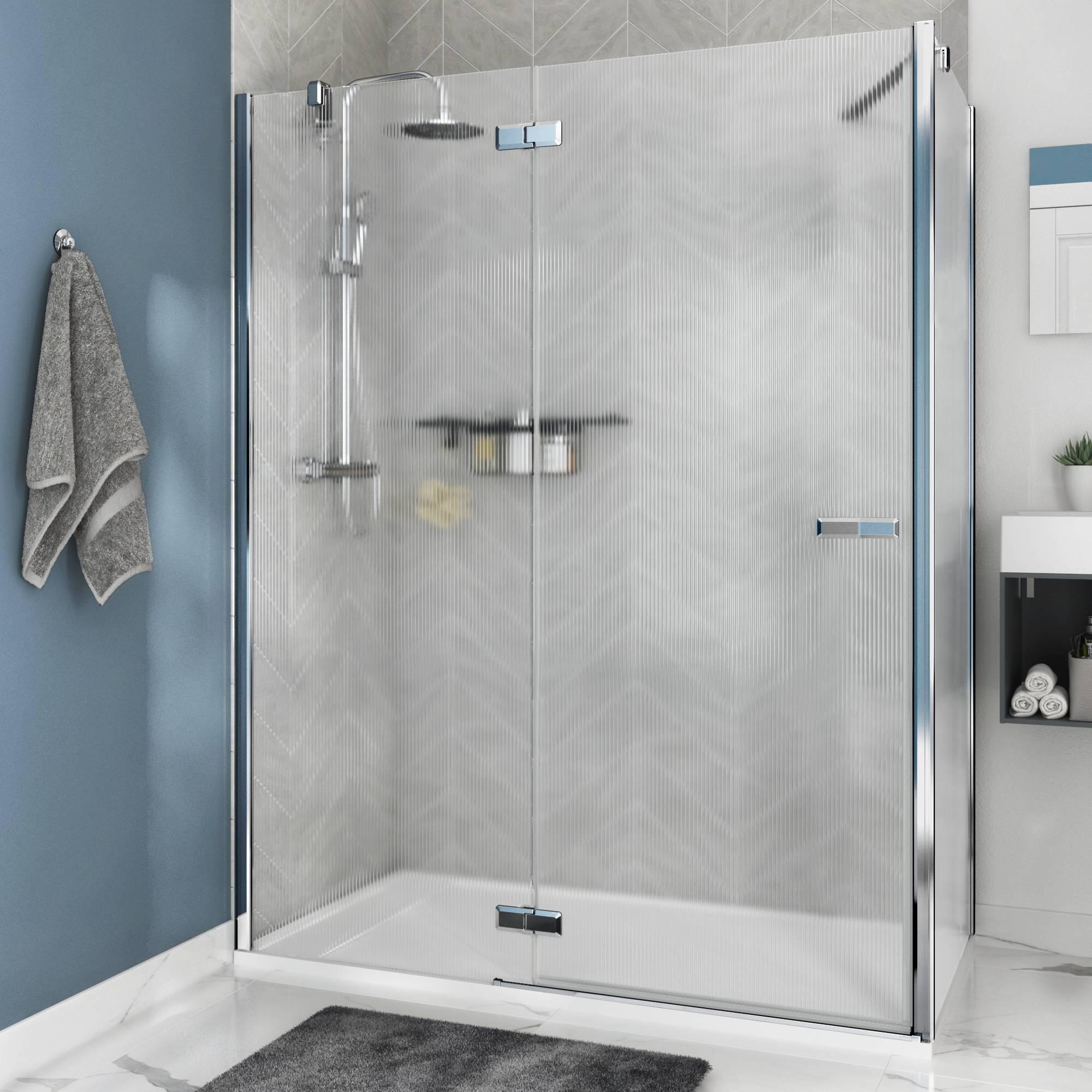 Ścianka boczna do połączenia z drzwiami uchylnymi Neo Struktura 80 X 200 Sensea - 3