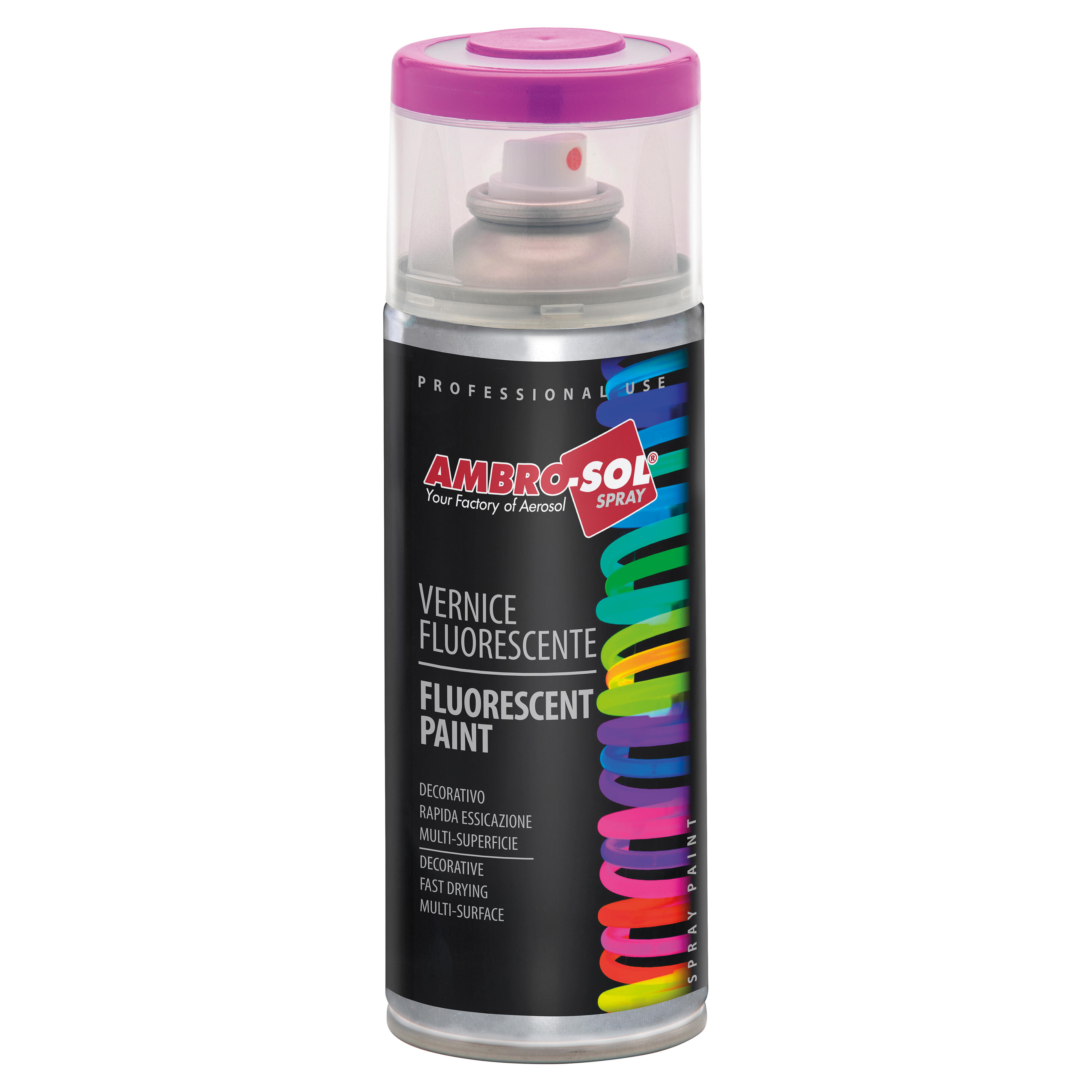 Spray Lakier fluorescencyjny Ambro-Sol żółty 400ml - 3