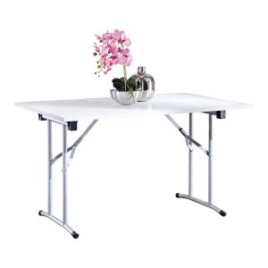 COSTWAY Tavolino Pieghevole da Muro Tavolo Porta PC da Parete in Legno, 80 x 60 x 45 cm (Bianco