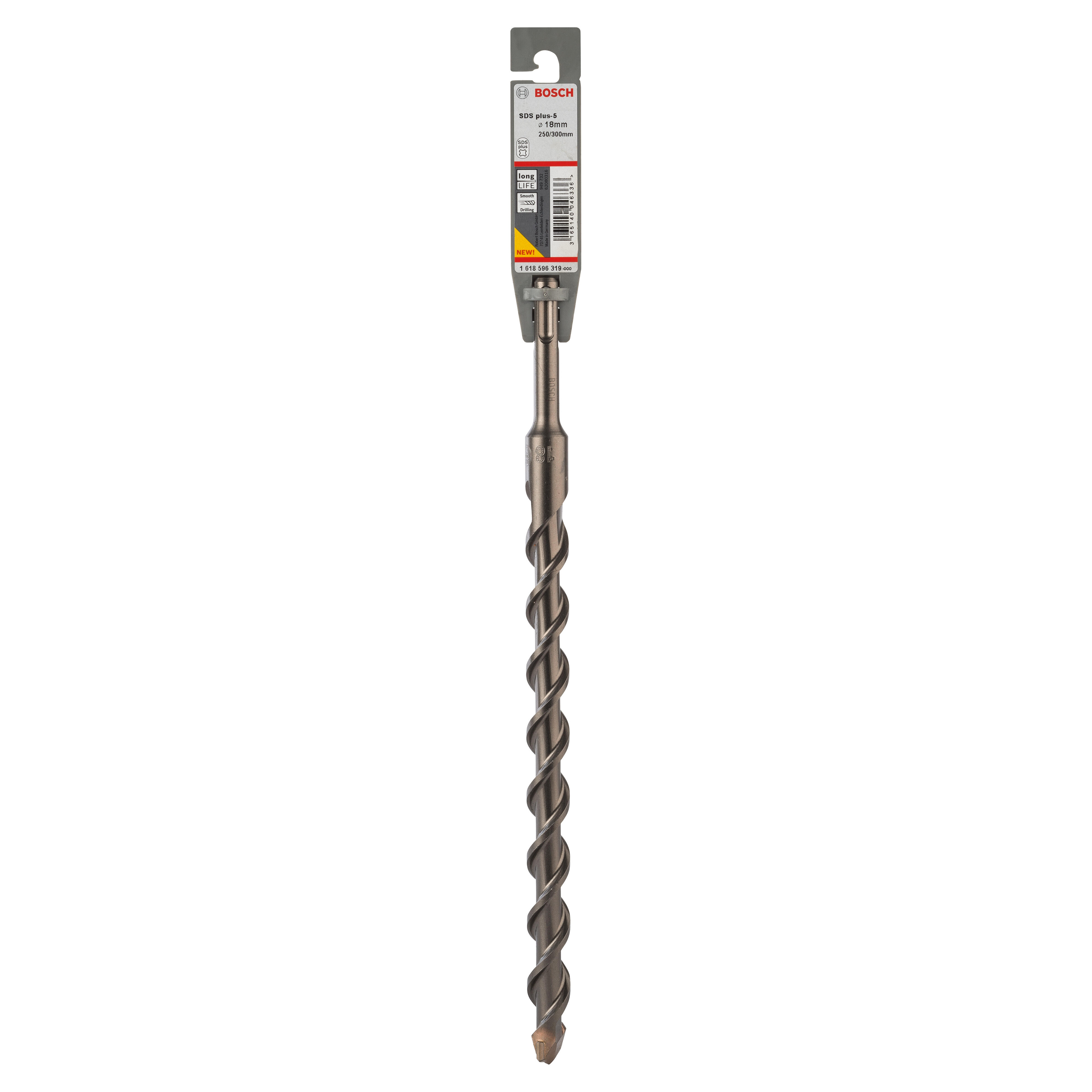 Wiertło do betonu 2-ostrzowe SDS-Plus 18x300 mm Bosch - 5