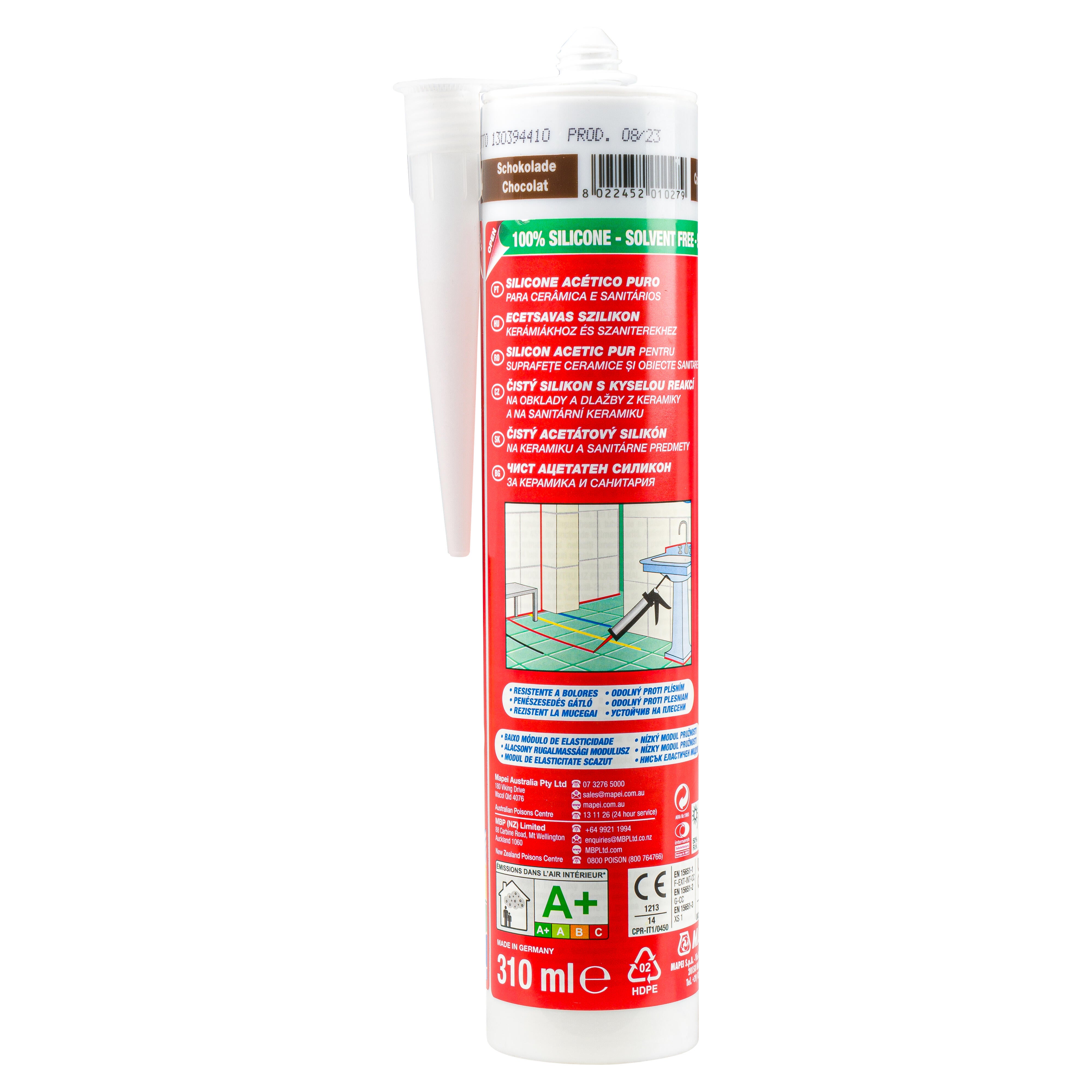 Silikon Mapesil AC 144 czekolada 310 ml - 3