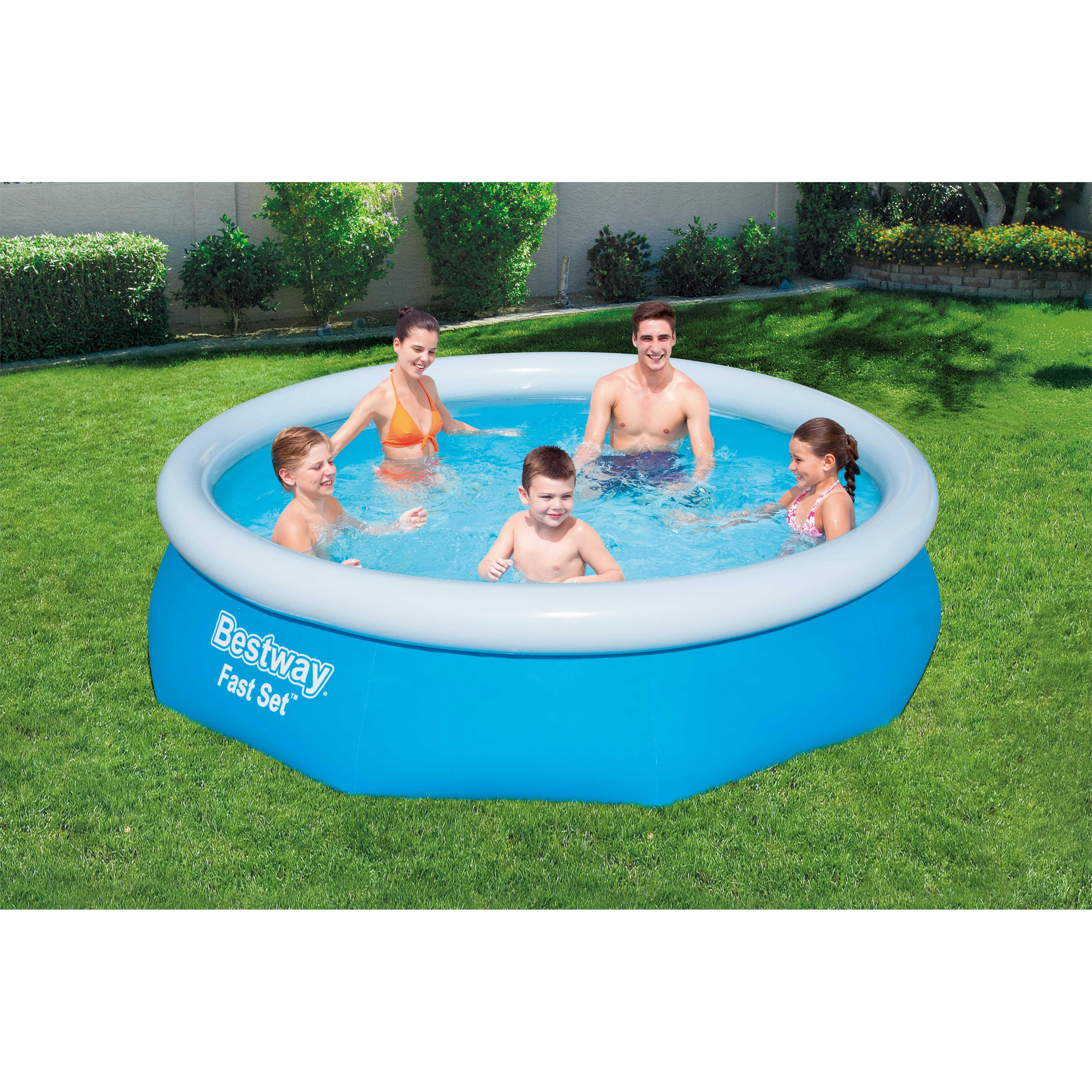 Piscina hinchable de PVC redonda de ø3,05x0.76 m con depuradora de cartucho BESTWAY - 15
