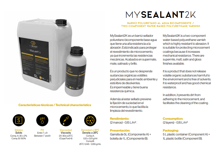 SELLADOR POLIURETANO MYSELANT 2K PARTE N 1 L - 2