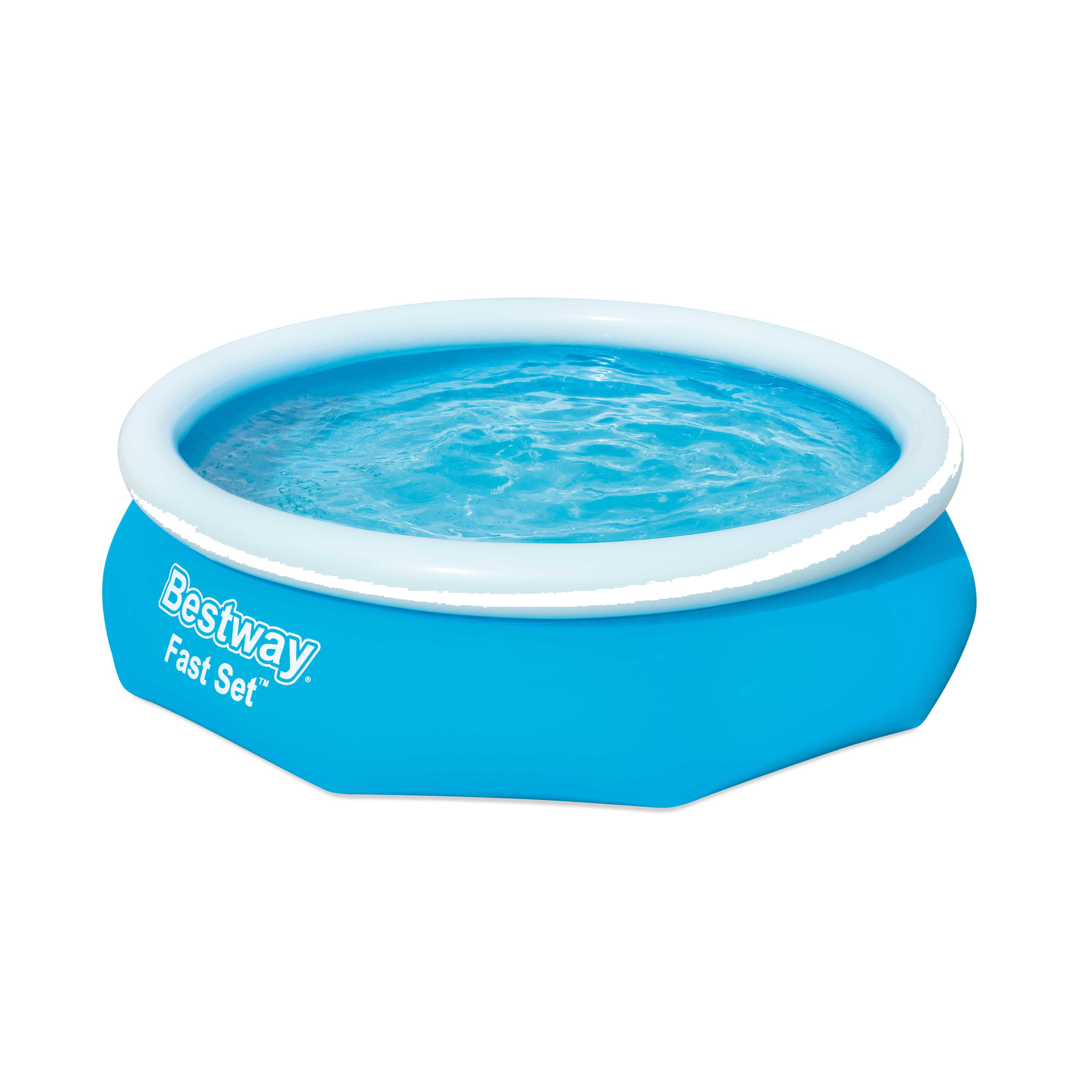 Piscina hinchable de PVC redonda de ø3,05x0.76 m con depuradora de cartucho BESTWAY - 10