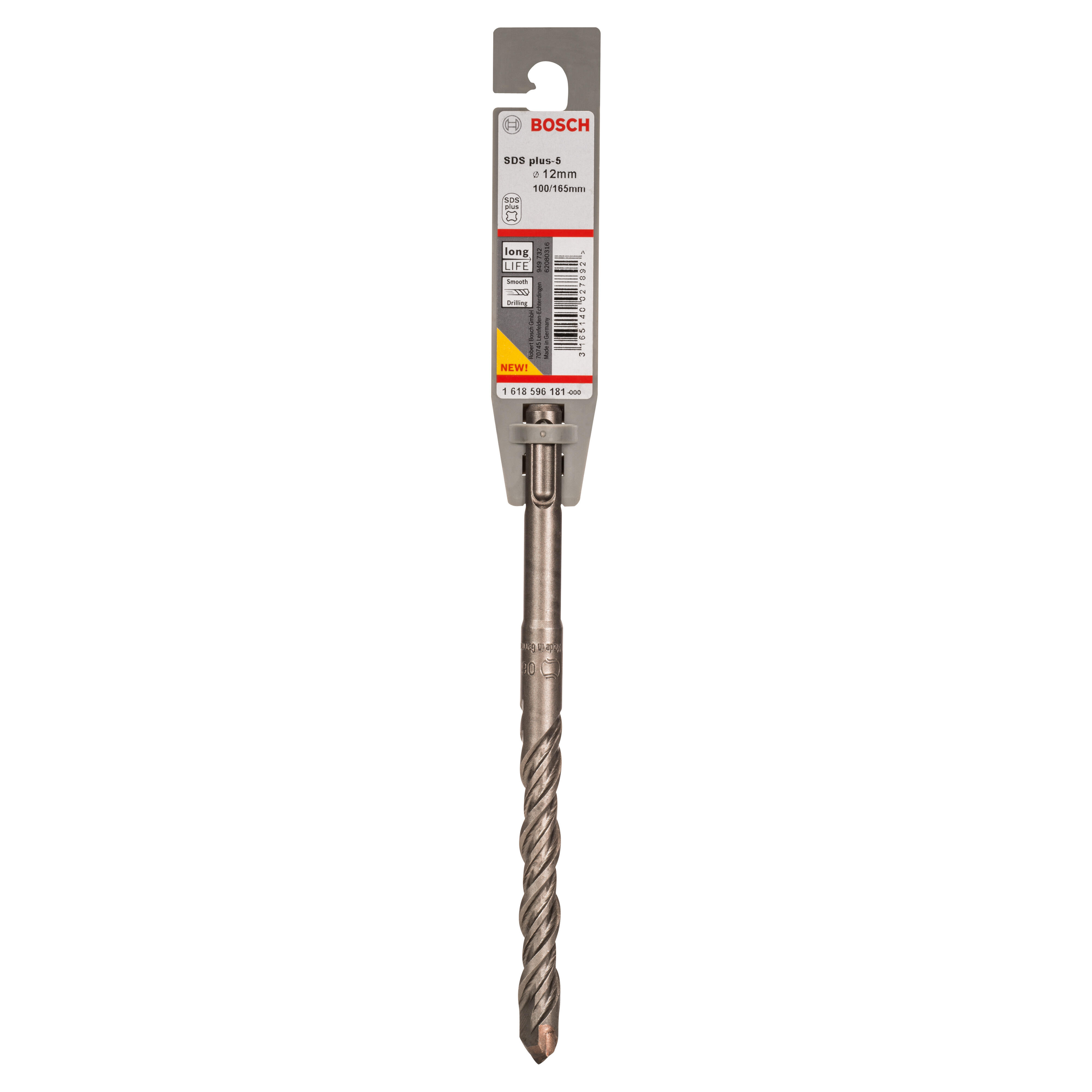 Wiertło do betonu 2-ostrzowe SDS-Plus 12x165 mm Bosch - 5