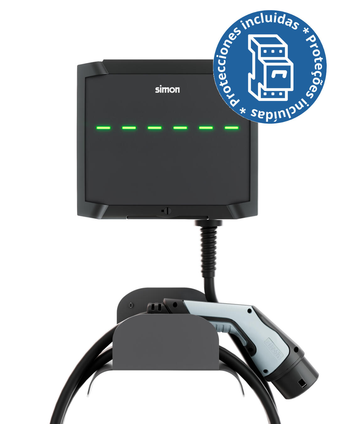 CARGADOR VEHÍCULO ELÉCTRICO MONOFÁSICO 7.4KW SIMON - 3