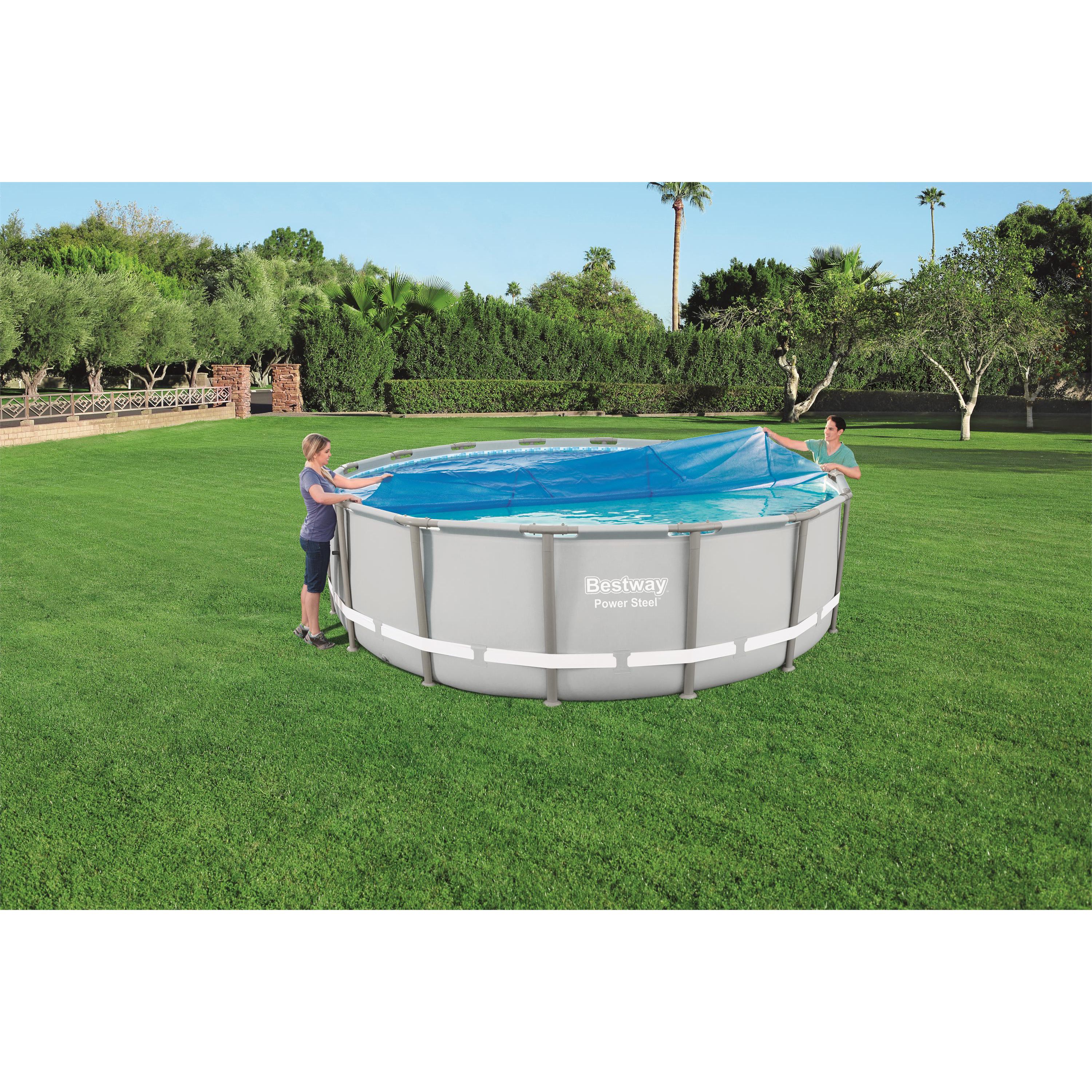 Bâche solaire pour piscine rond BESTWAY, Diam. 488cm - 2