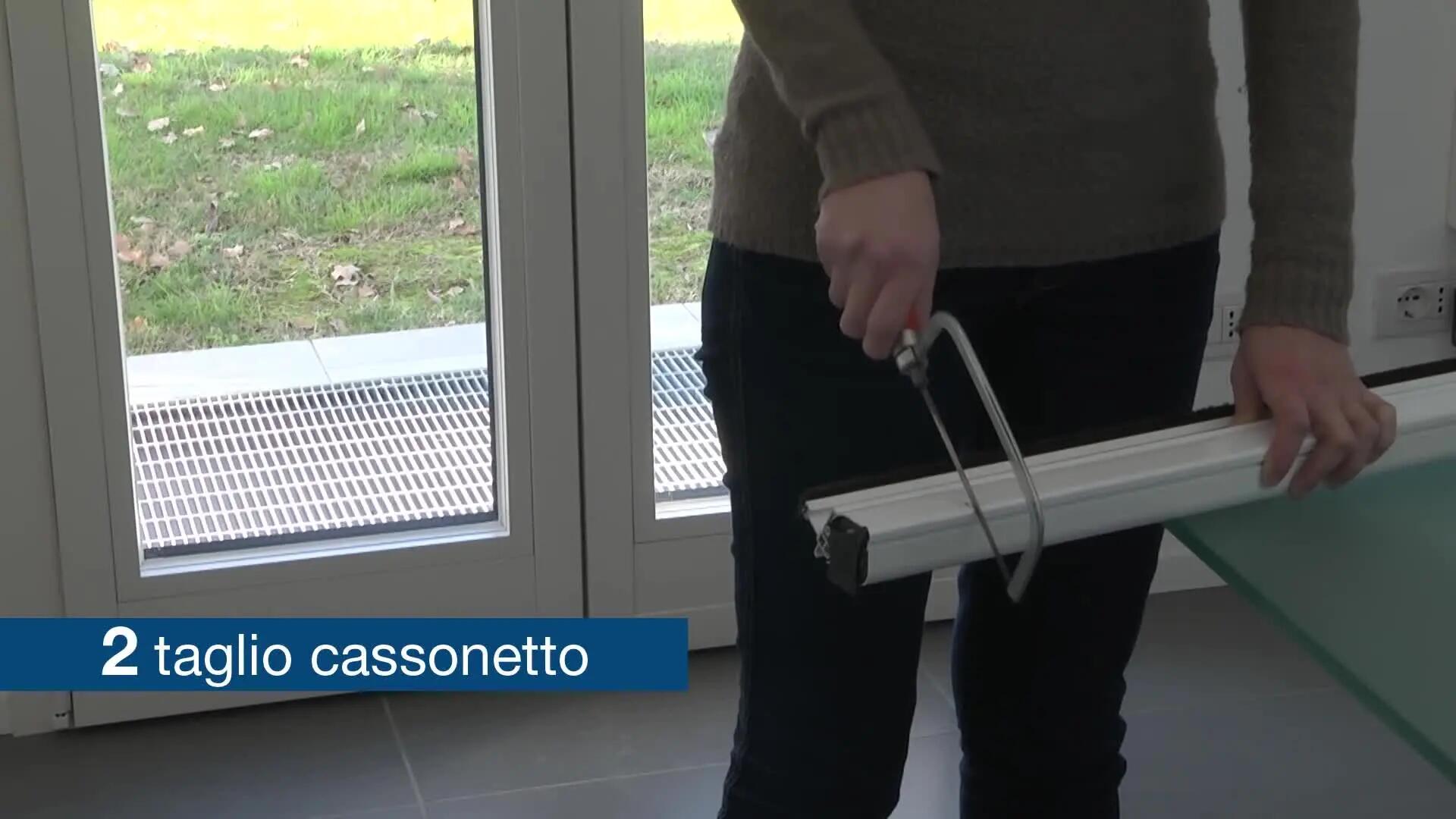 Zanzariera avvolgibile MEDAL Roto per portafinestra L 160 x H 250 cm bianco reversibile - 2