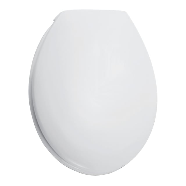 Copriwater Lake ovale dedicato per serie sanitari in duroplast bianco