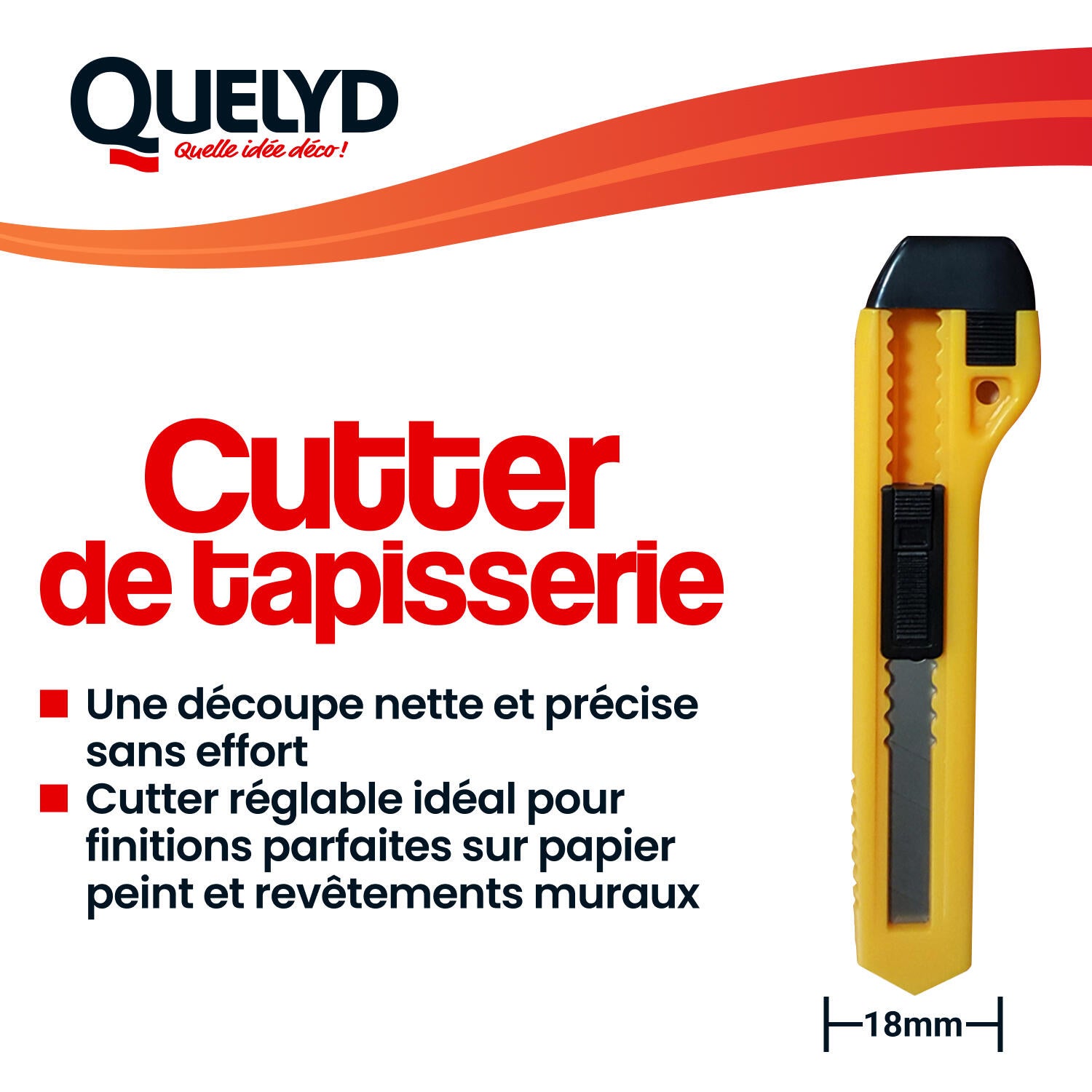 Cutter lame de 18 mm QUELYD - 2