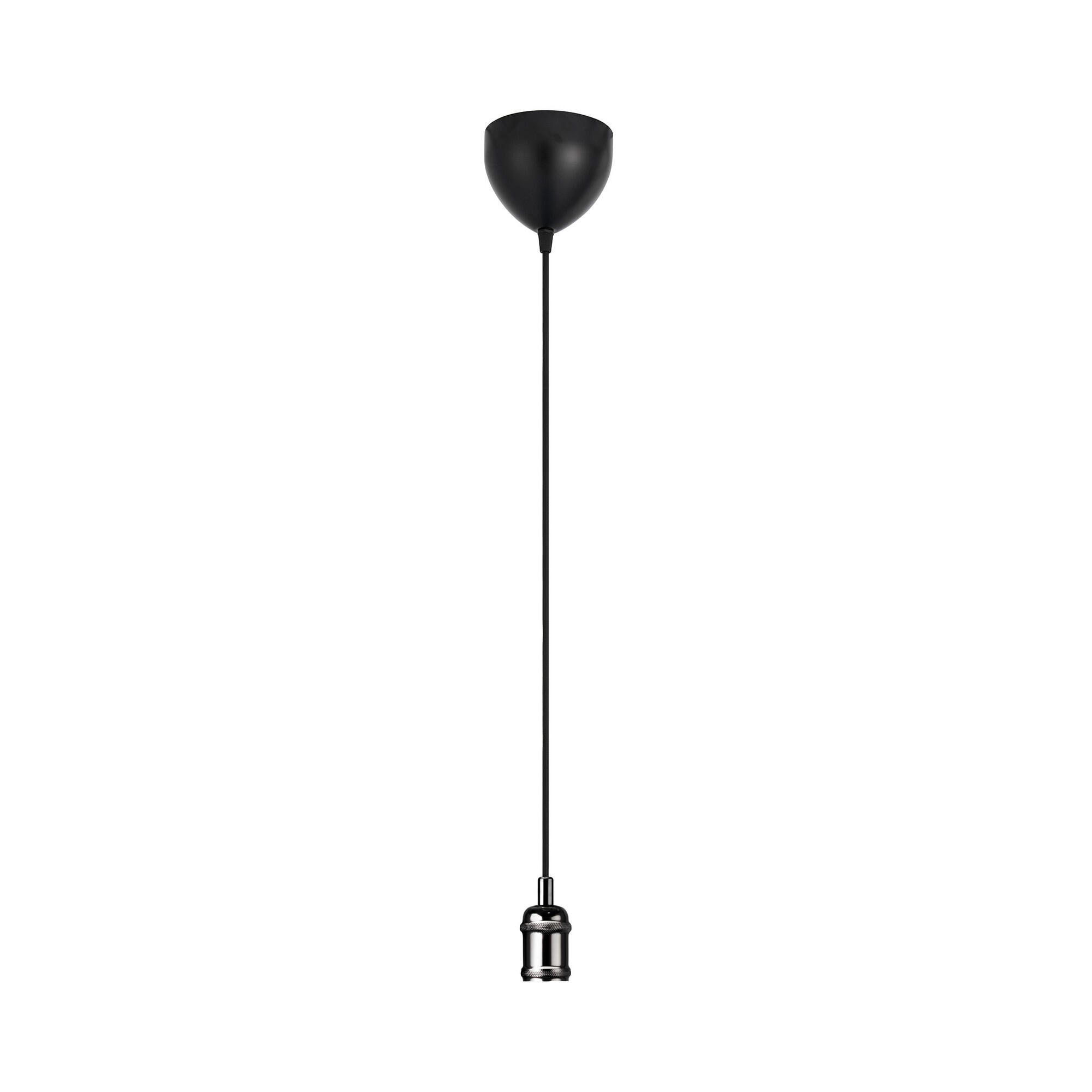 Suspension Avra, acier, noir, E27 - 3