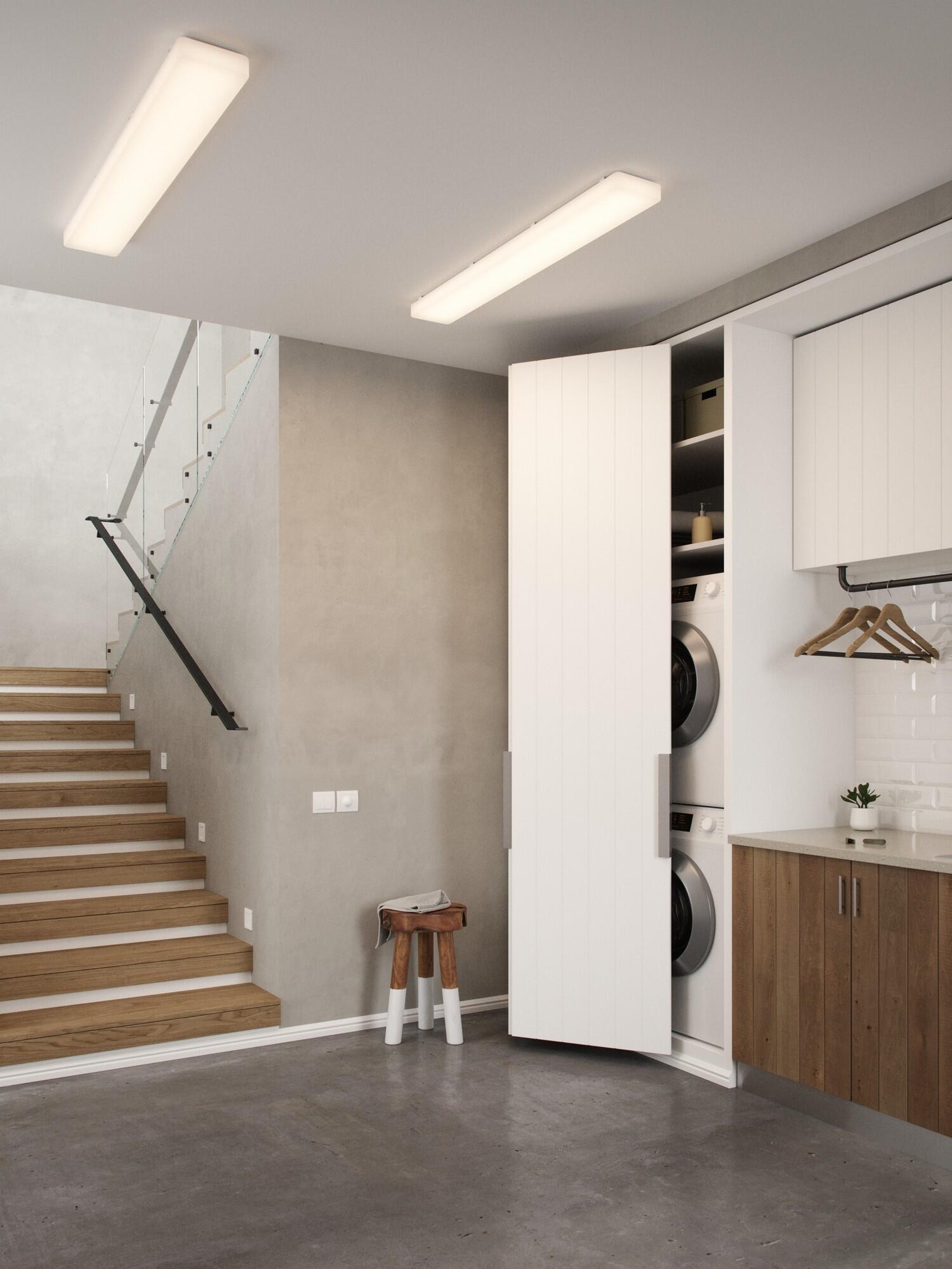 Plafonnier garage, 60 cm, led intégrée, blanc neutre , NORDLUX Trenton - 3