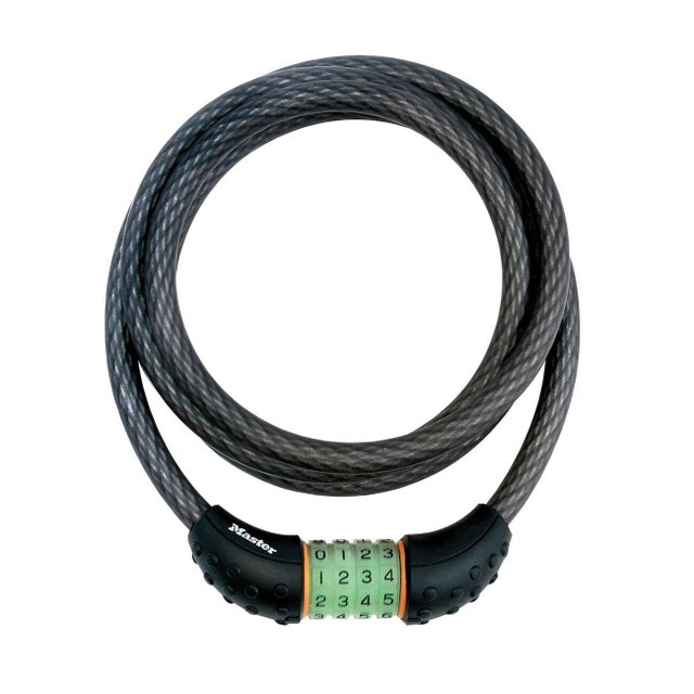 AMAS The Best AM.5140 CAVETTO IN ACCIAIO ANTIFURTO PER CASCO (rosso