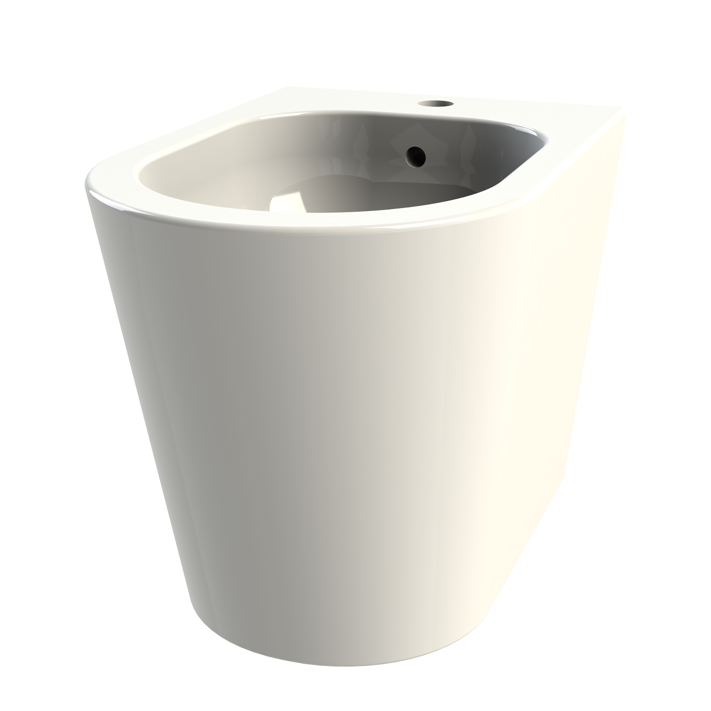 Bidet filomuro Neo SENSEA L 36.4 x H 39.5 x P 54.5 cm bianco - 11