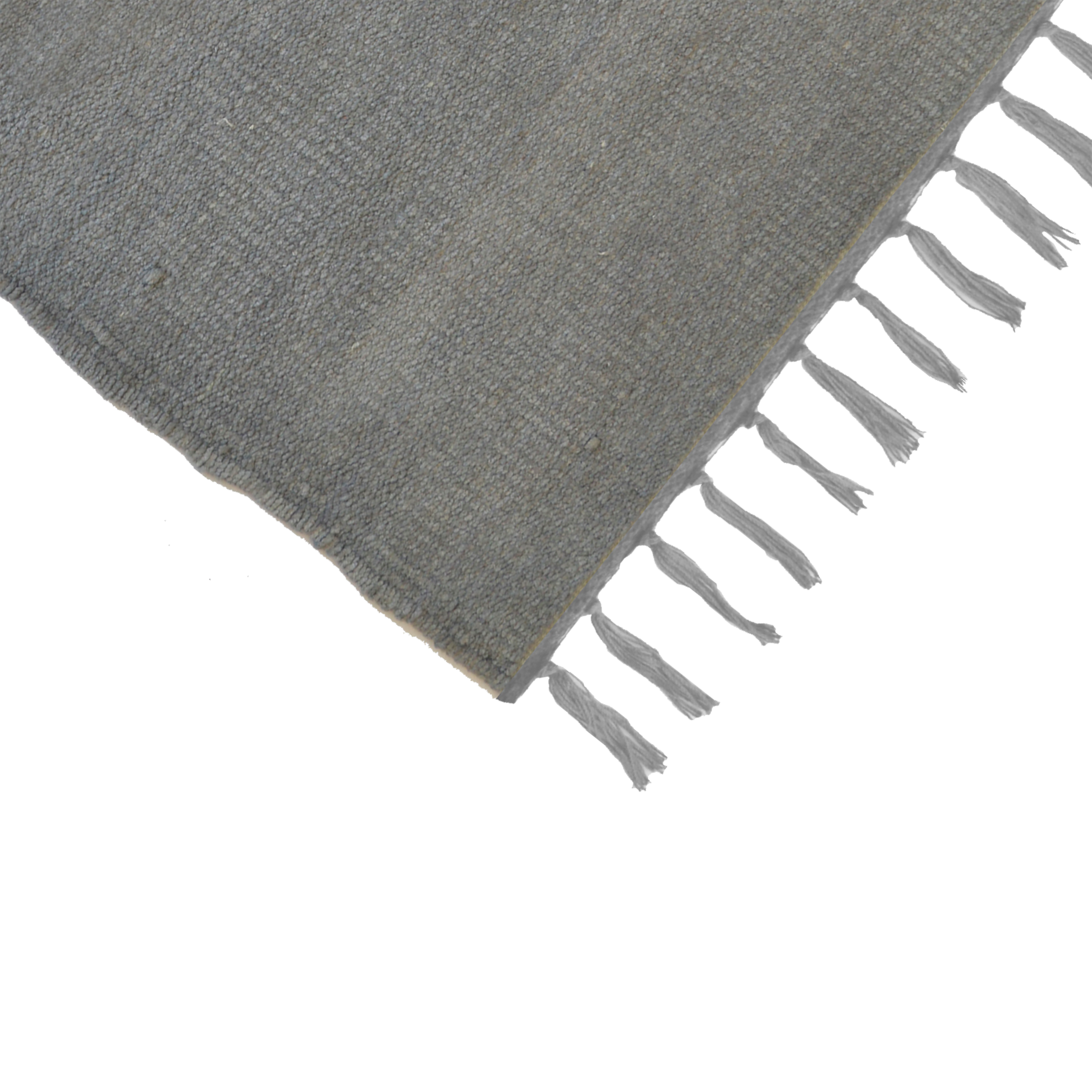 Alfombra  algodón tejido plano INSPIRE Manoa liso   lavable en lavadora 50x80cm - 8