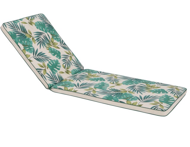 Cuscino per lettino in poliestere MARJORIE multicolore 190 x 65 x Sp 5 cm