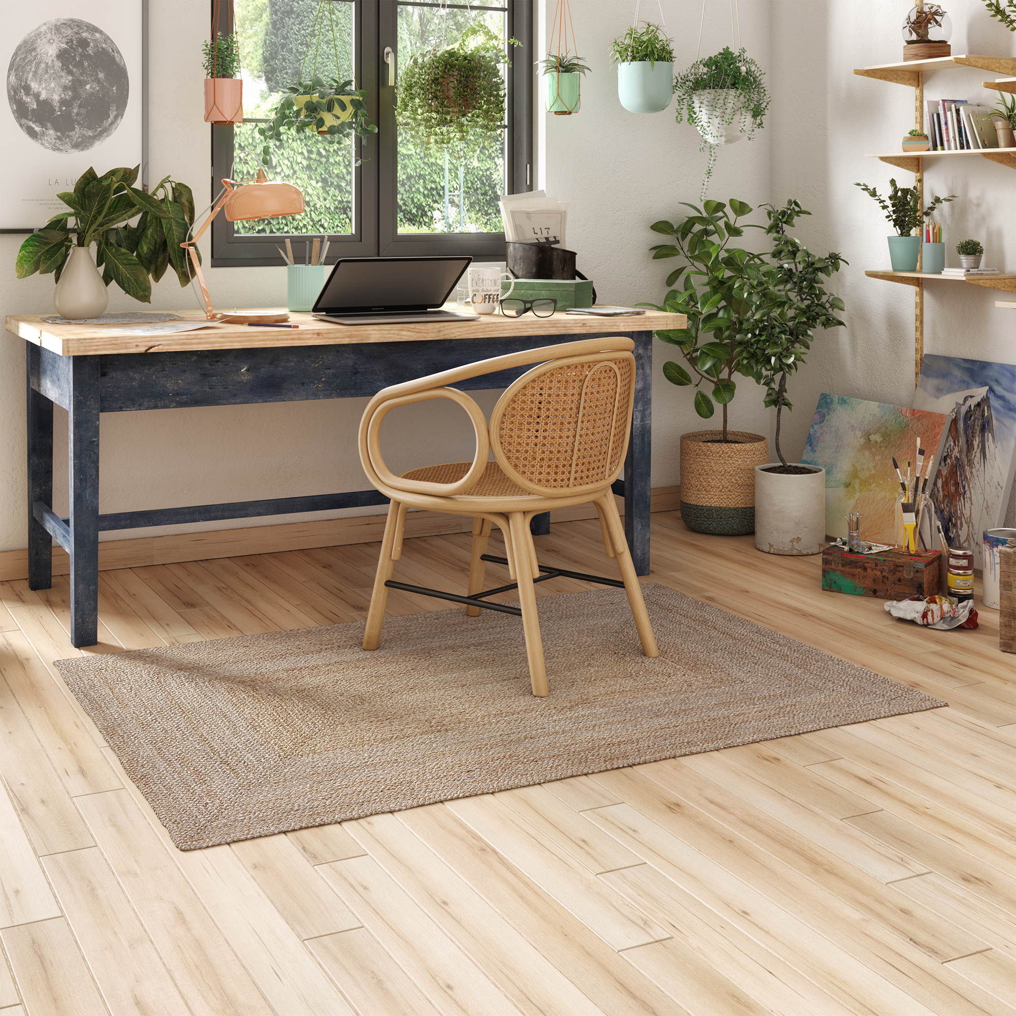 Descente de lit intérieur jute Nils inspire, l.80 x L.150 cm - 2