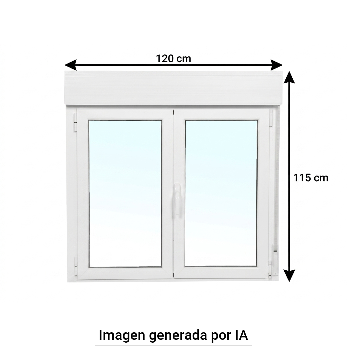 Janela de alumínio ARTENS OSCILOBATENTE 120X115CM (COM ESTORE) - 7