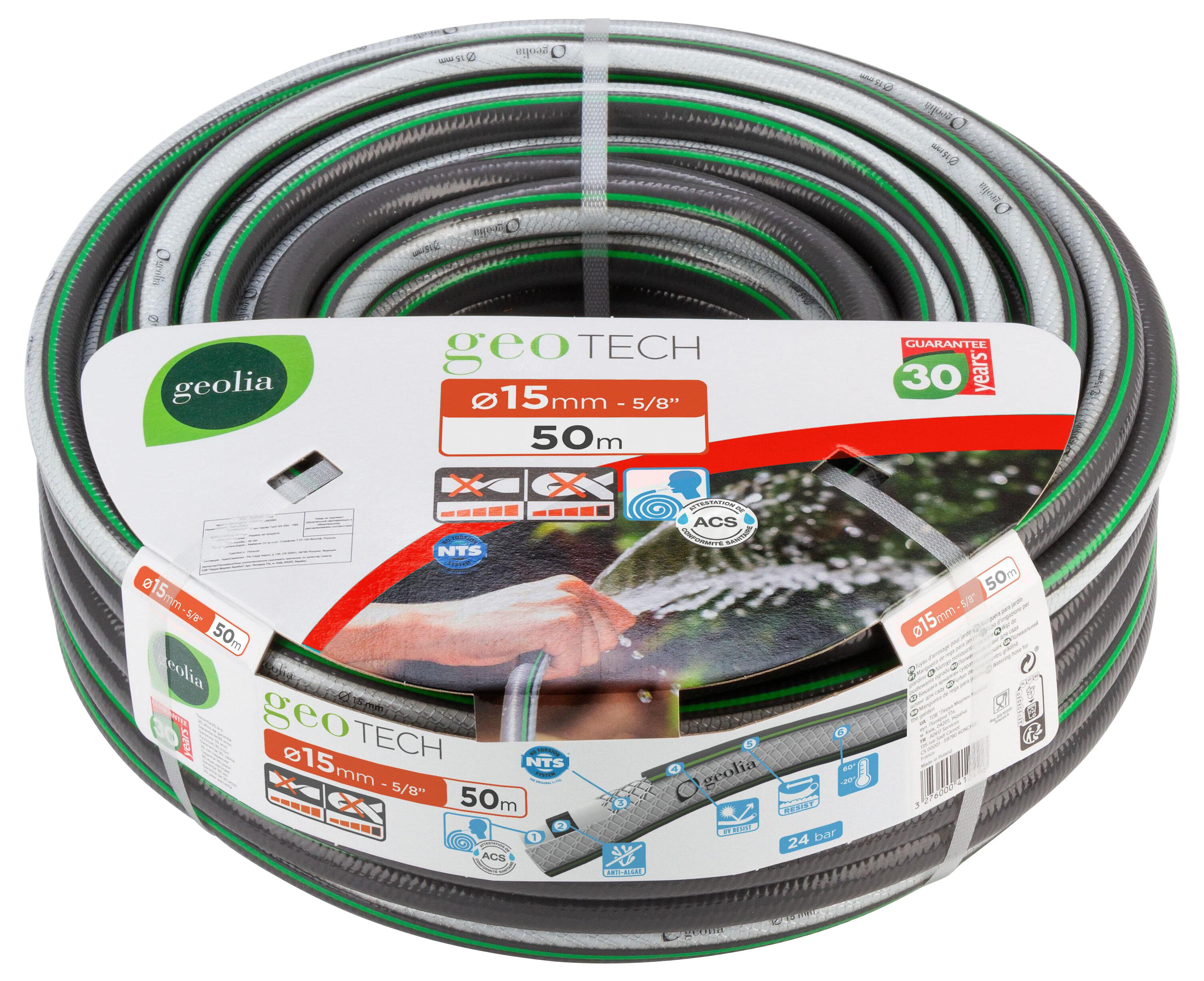 Manguera geolia tech de 15 mm de ø y 50 m de longitud