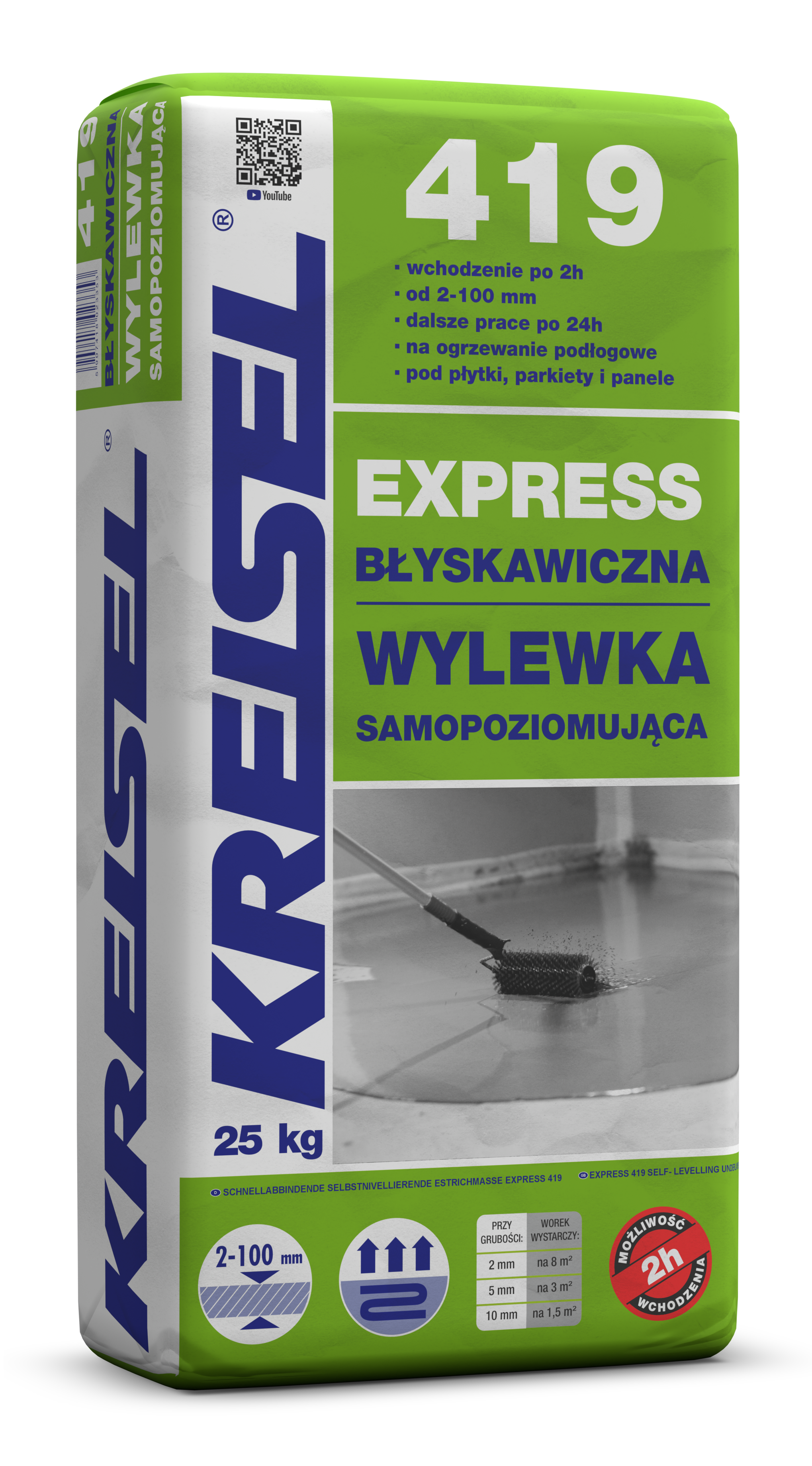 Wylewka samopoziomująca Express 419 25 kg Kreisel